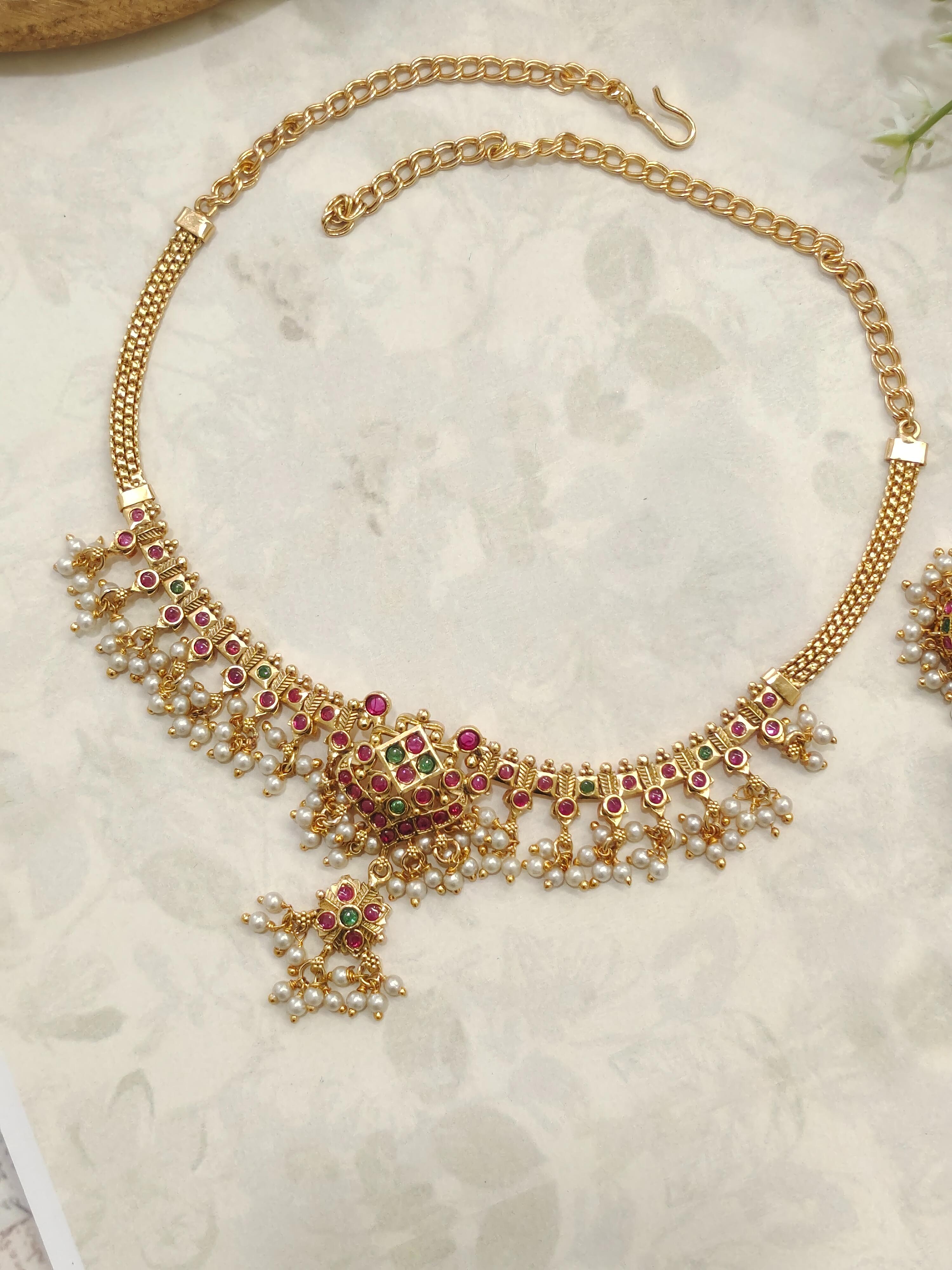 Veera Temple Choker Necklace