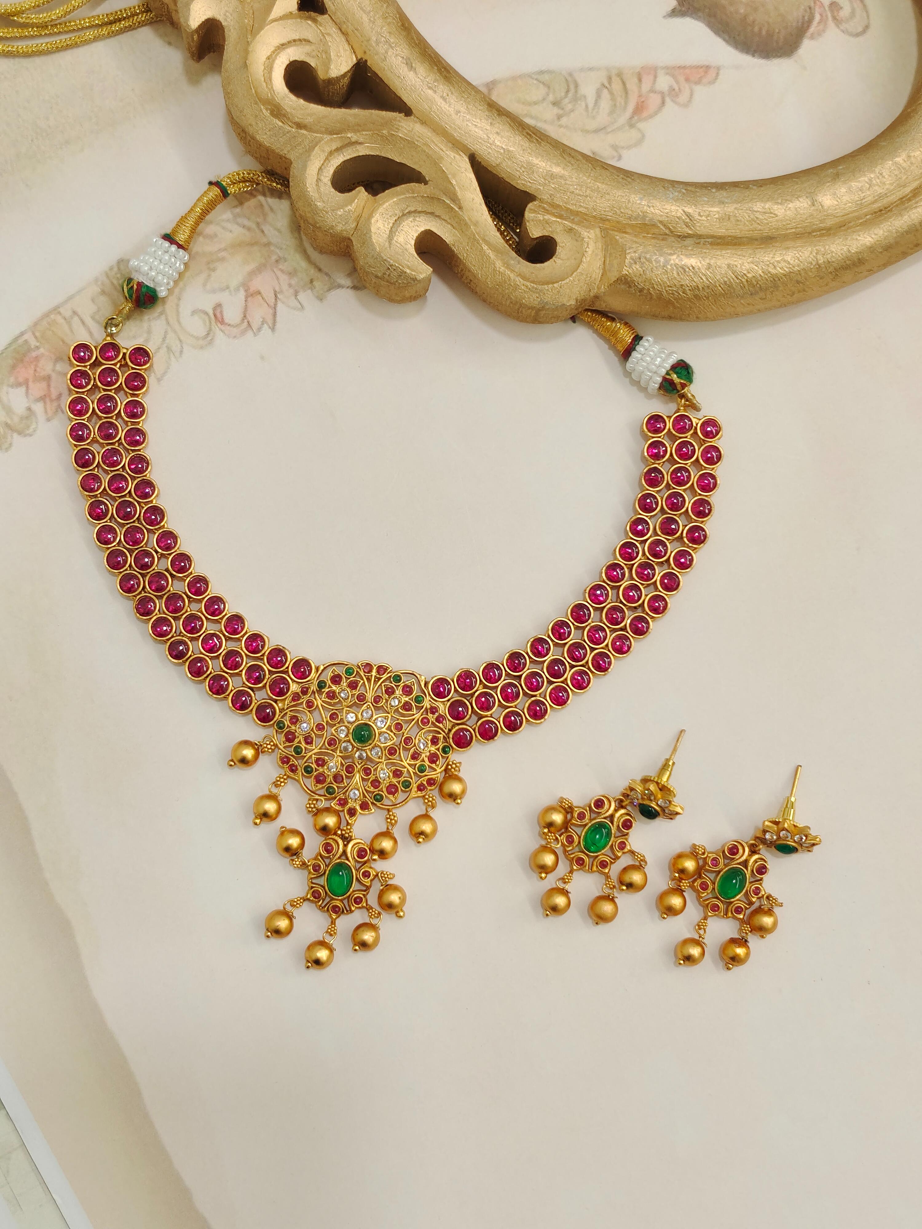Vedika Temple Necklace
