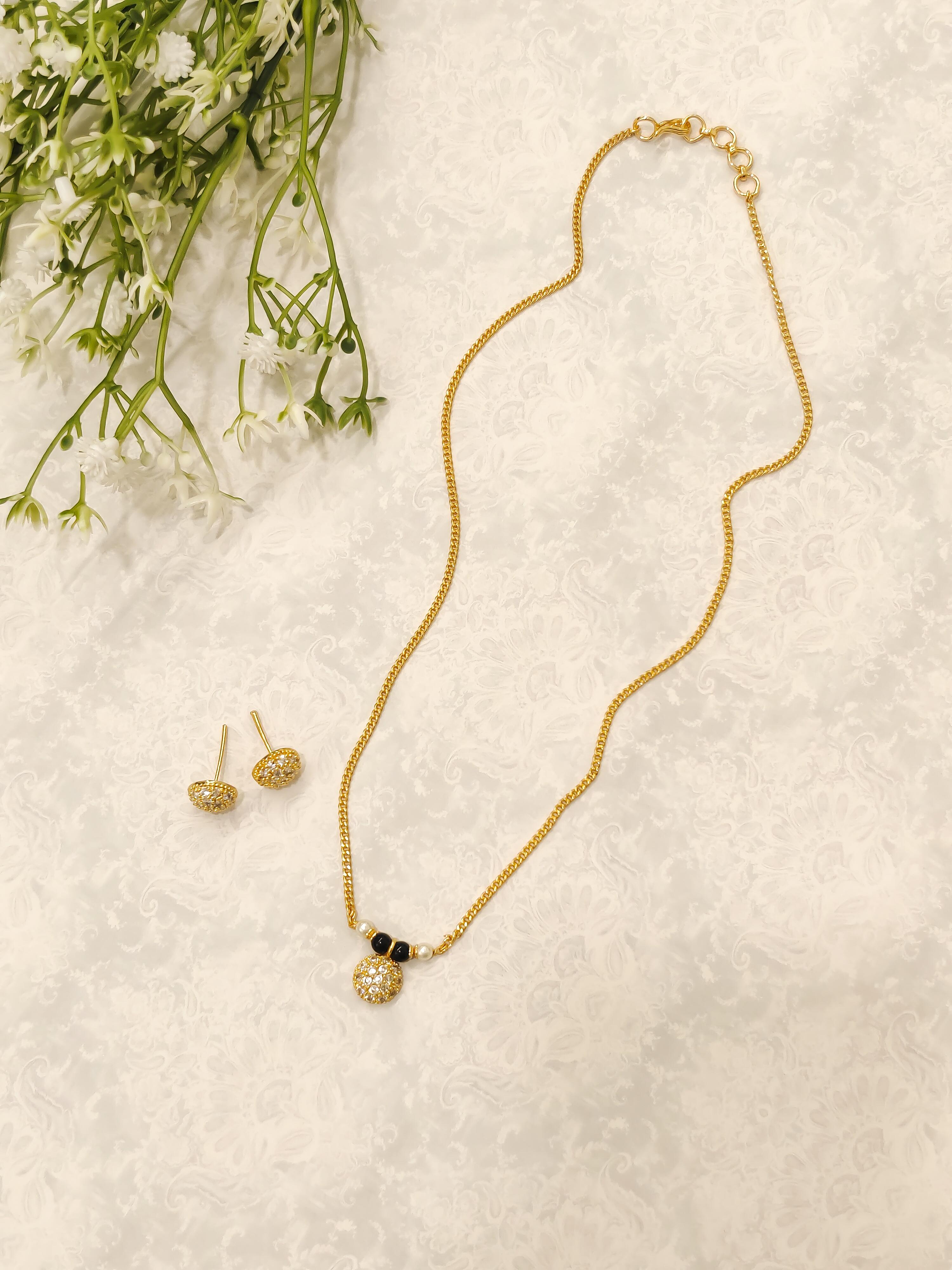 Single Vati CZ Mangalsutra
