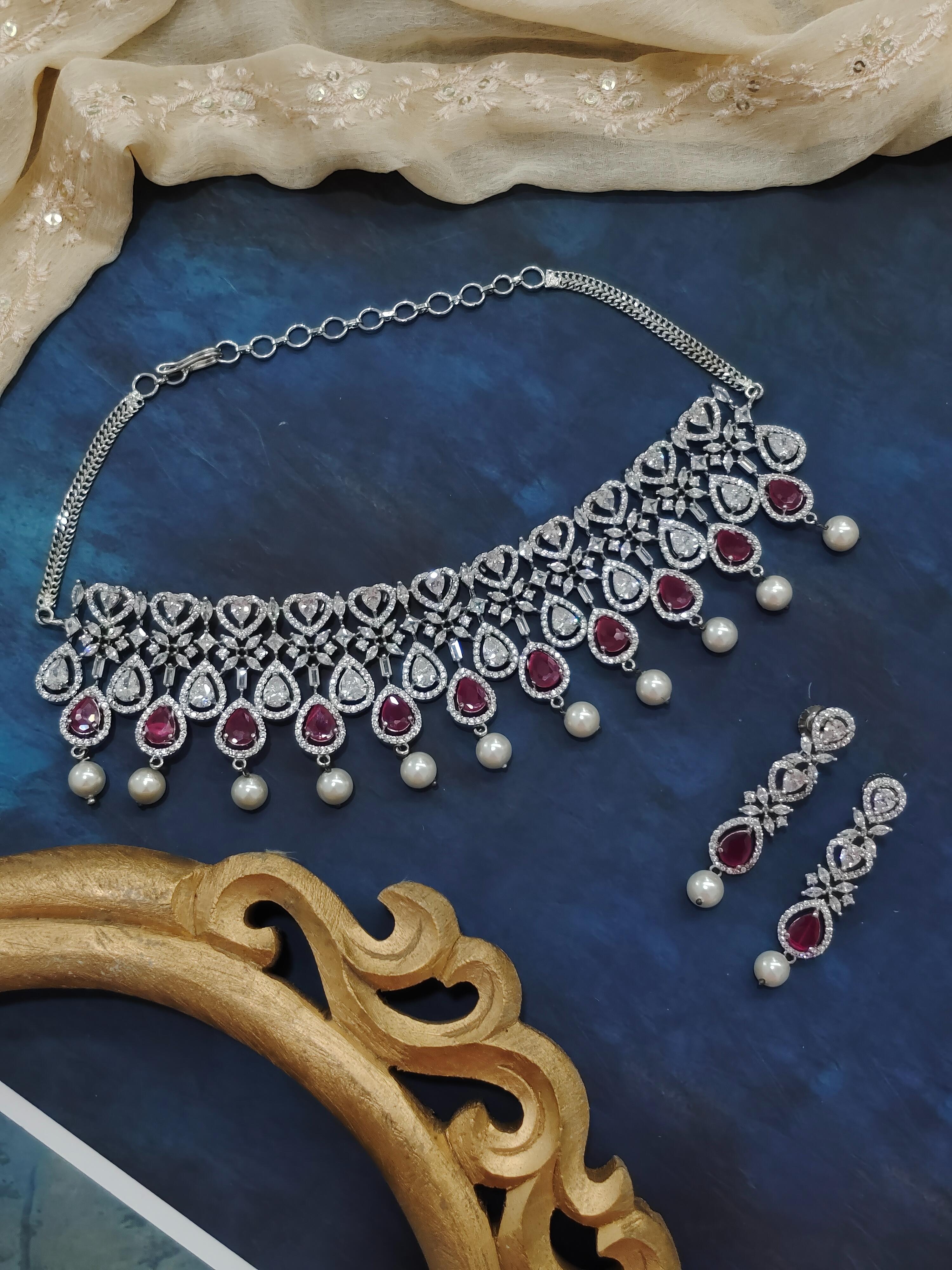 Neeraja CZ necklace