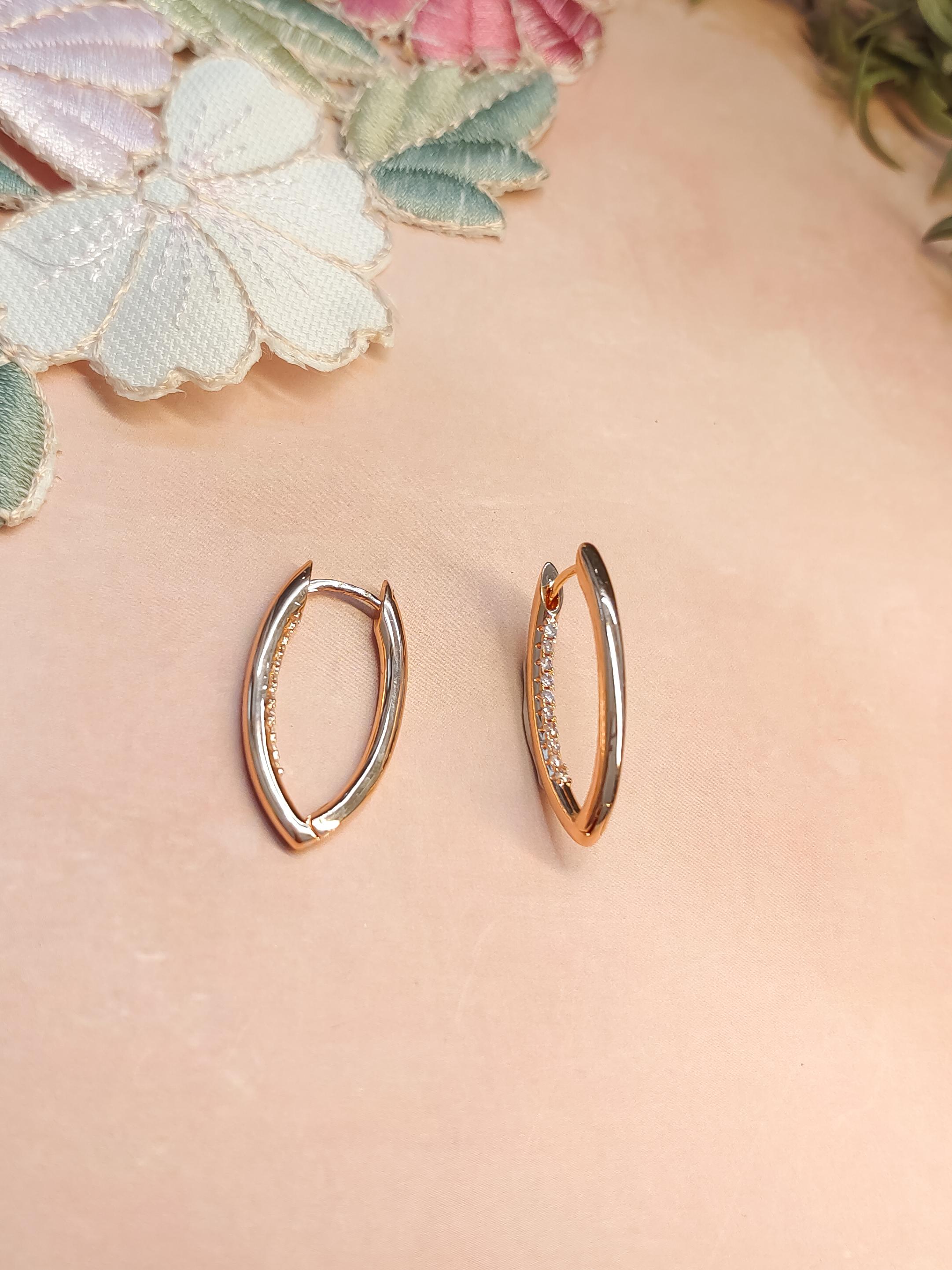 Zoya Rose Gold Earrings