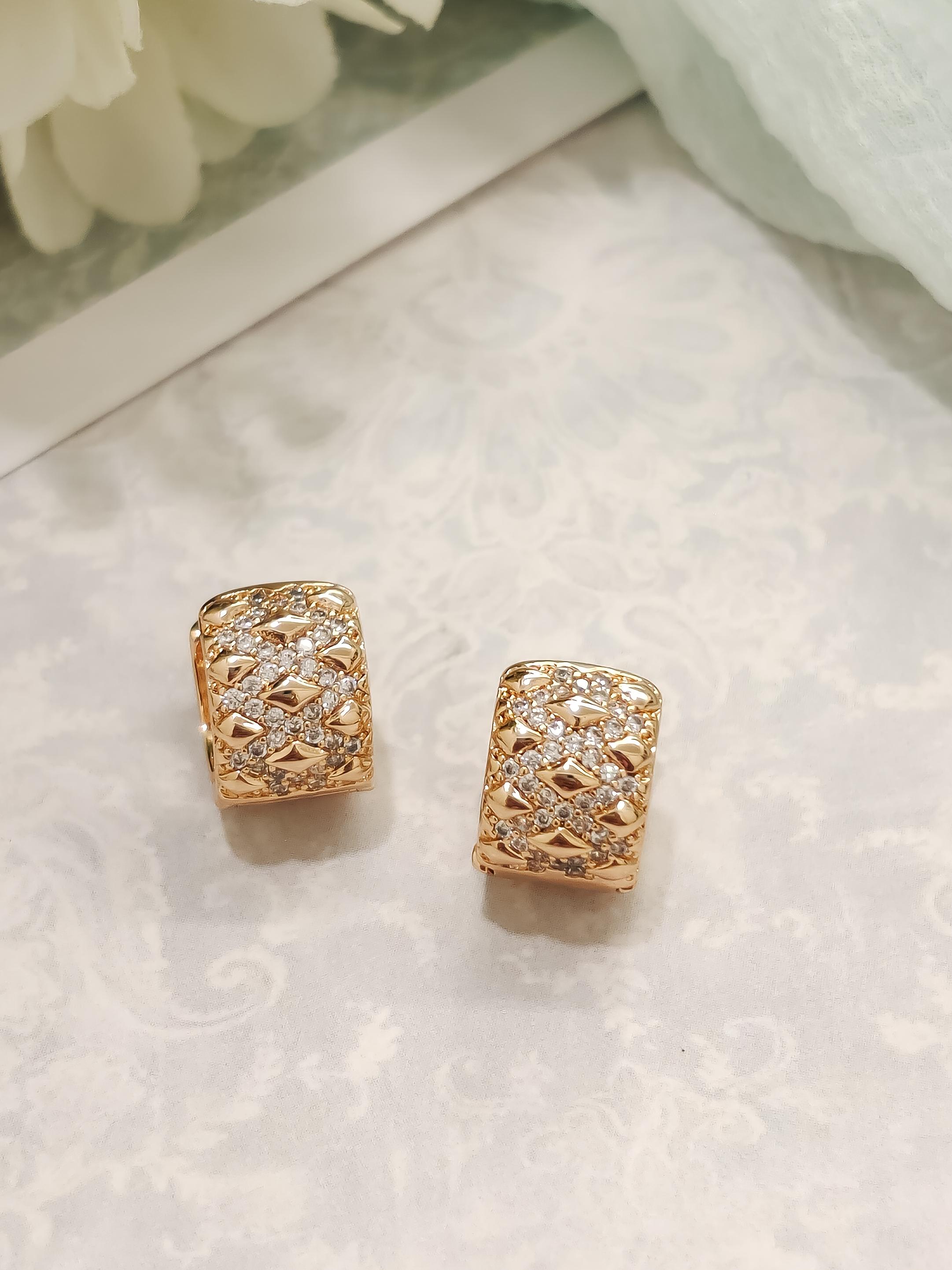 Mini CZ Hoop Earrings