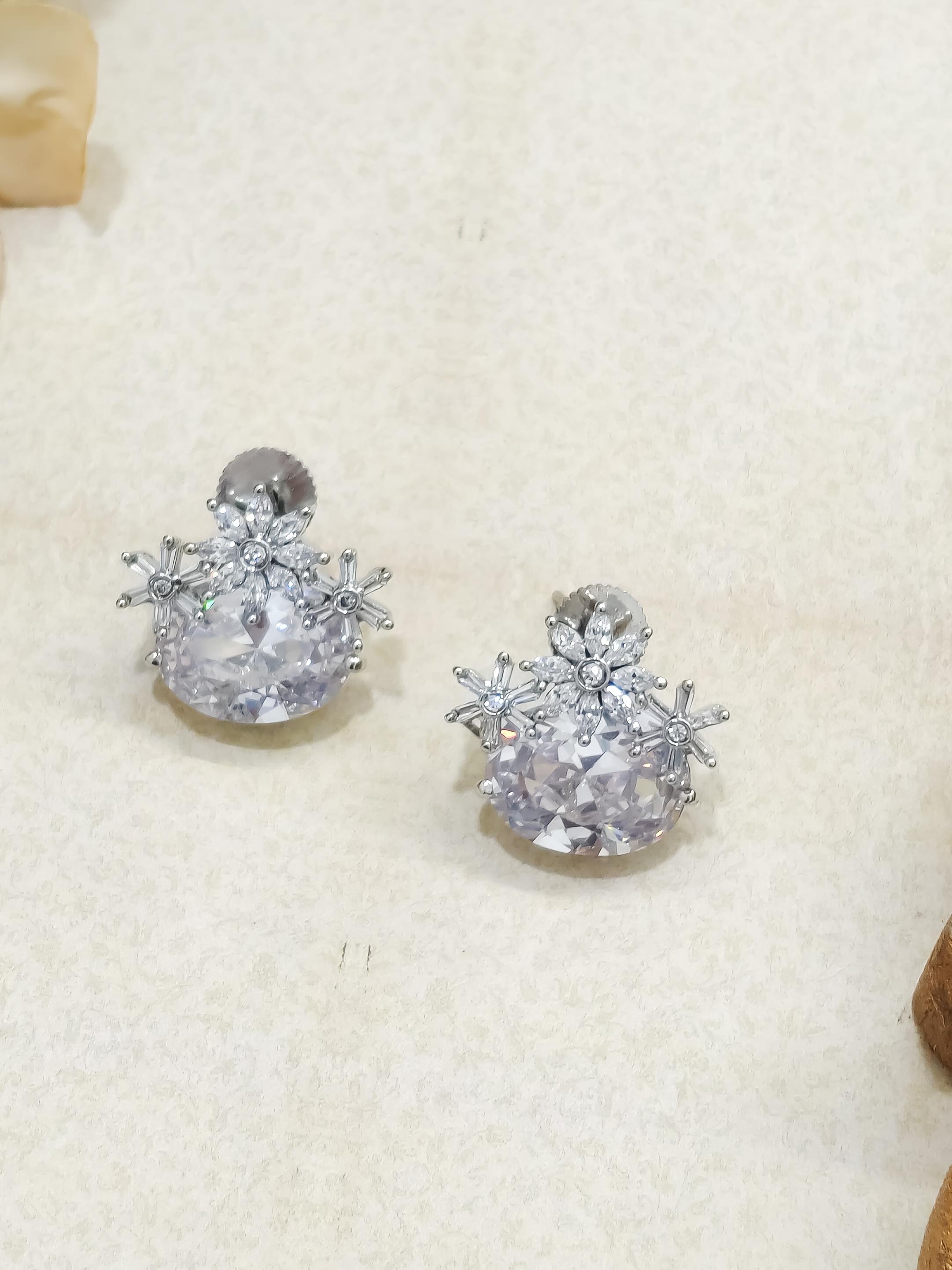 CZ Dainty Stud Earrings