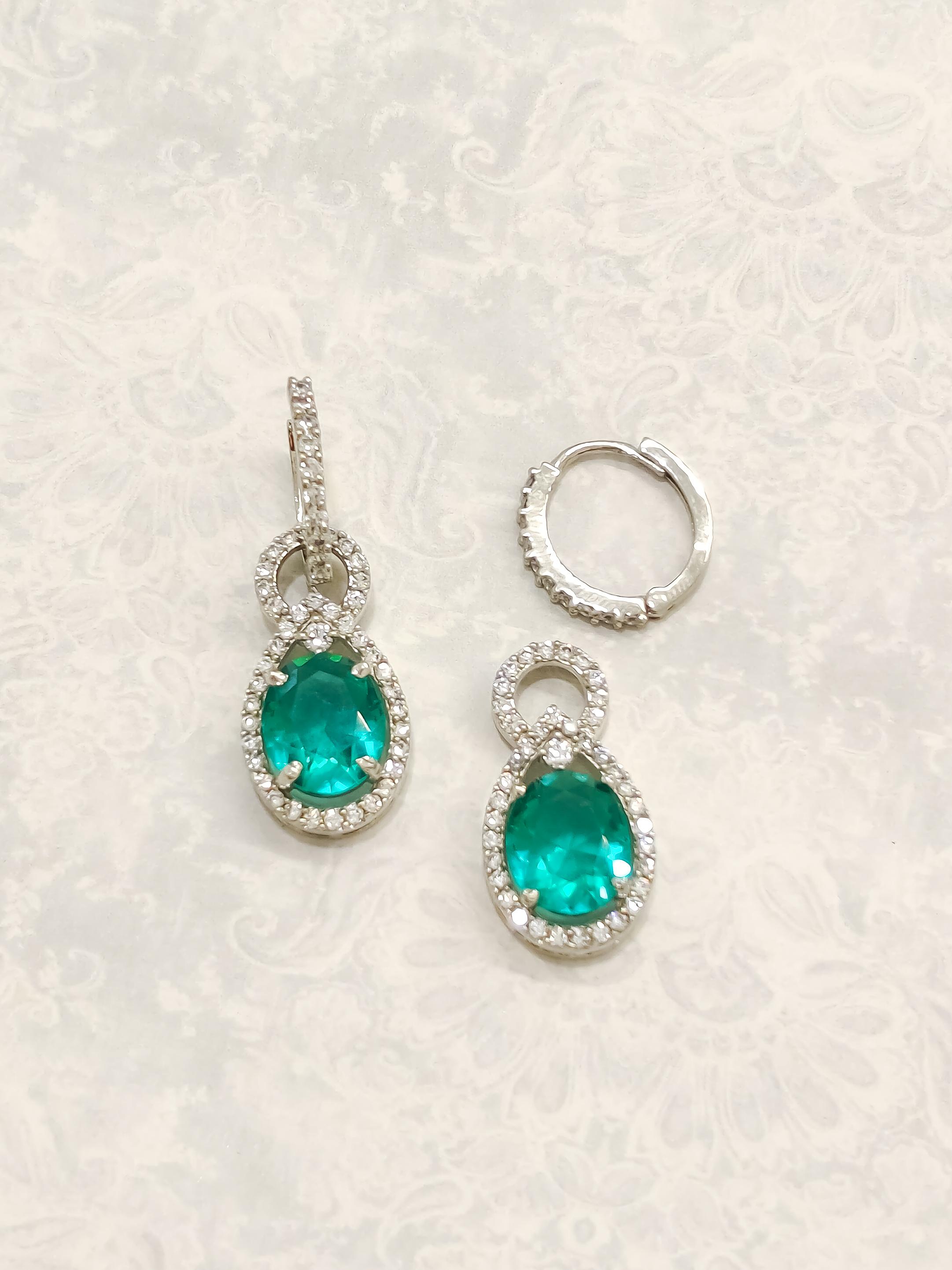 Colorful CZ Earrings