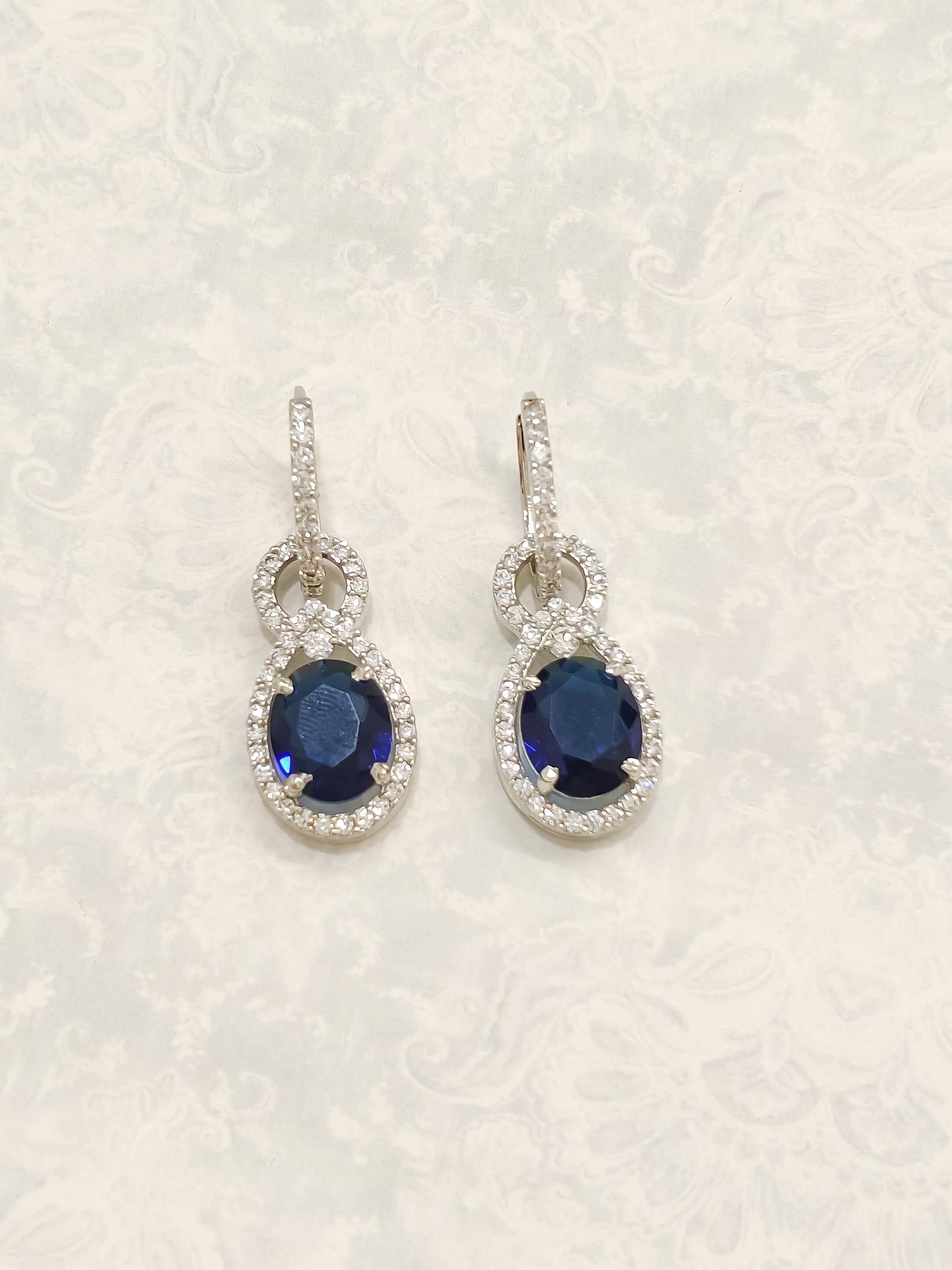 Colorful CZ Earrings