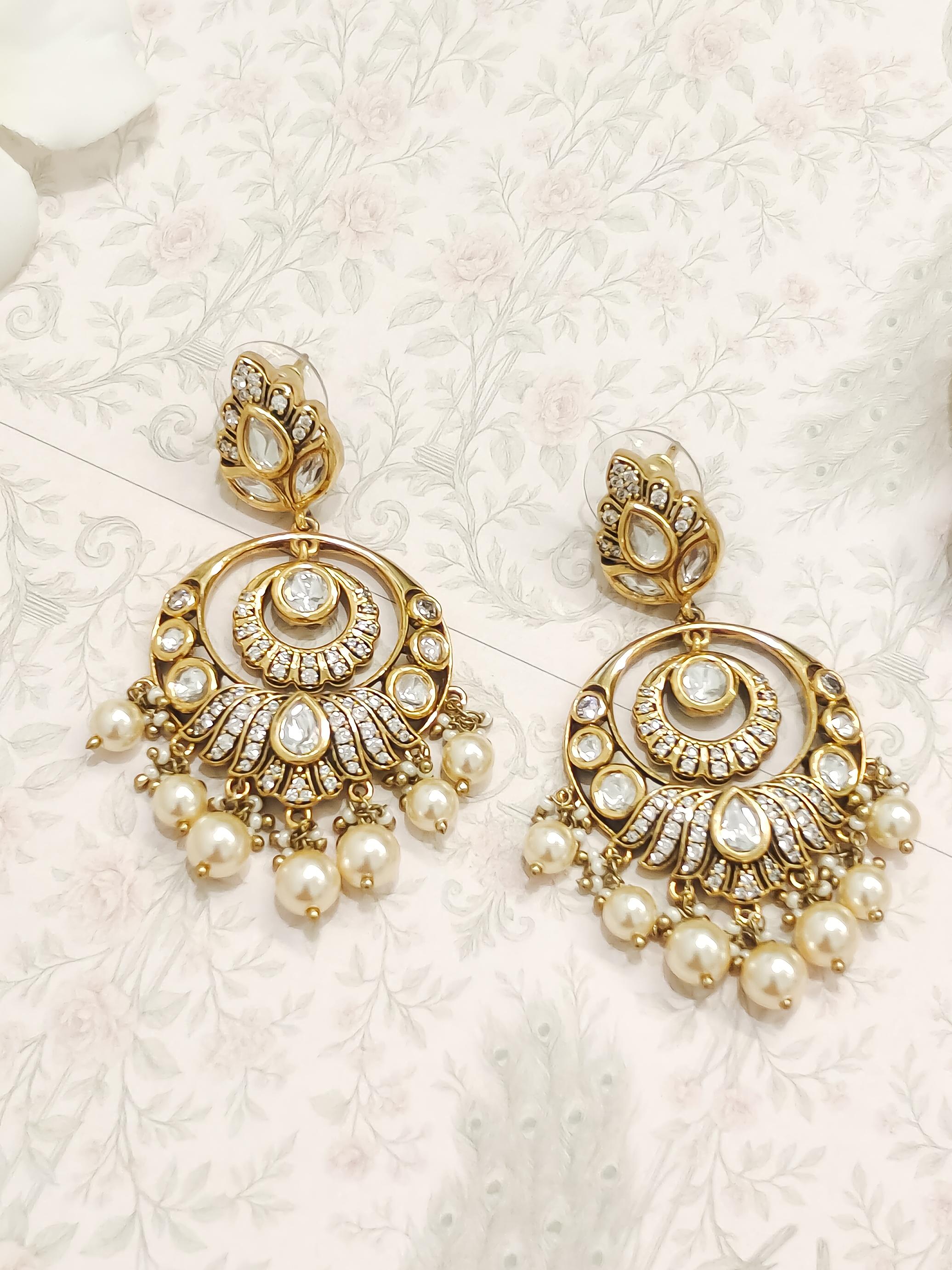 Mihika Kundan Bali Earrings