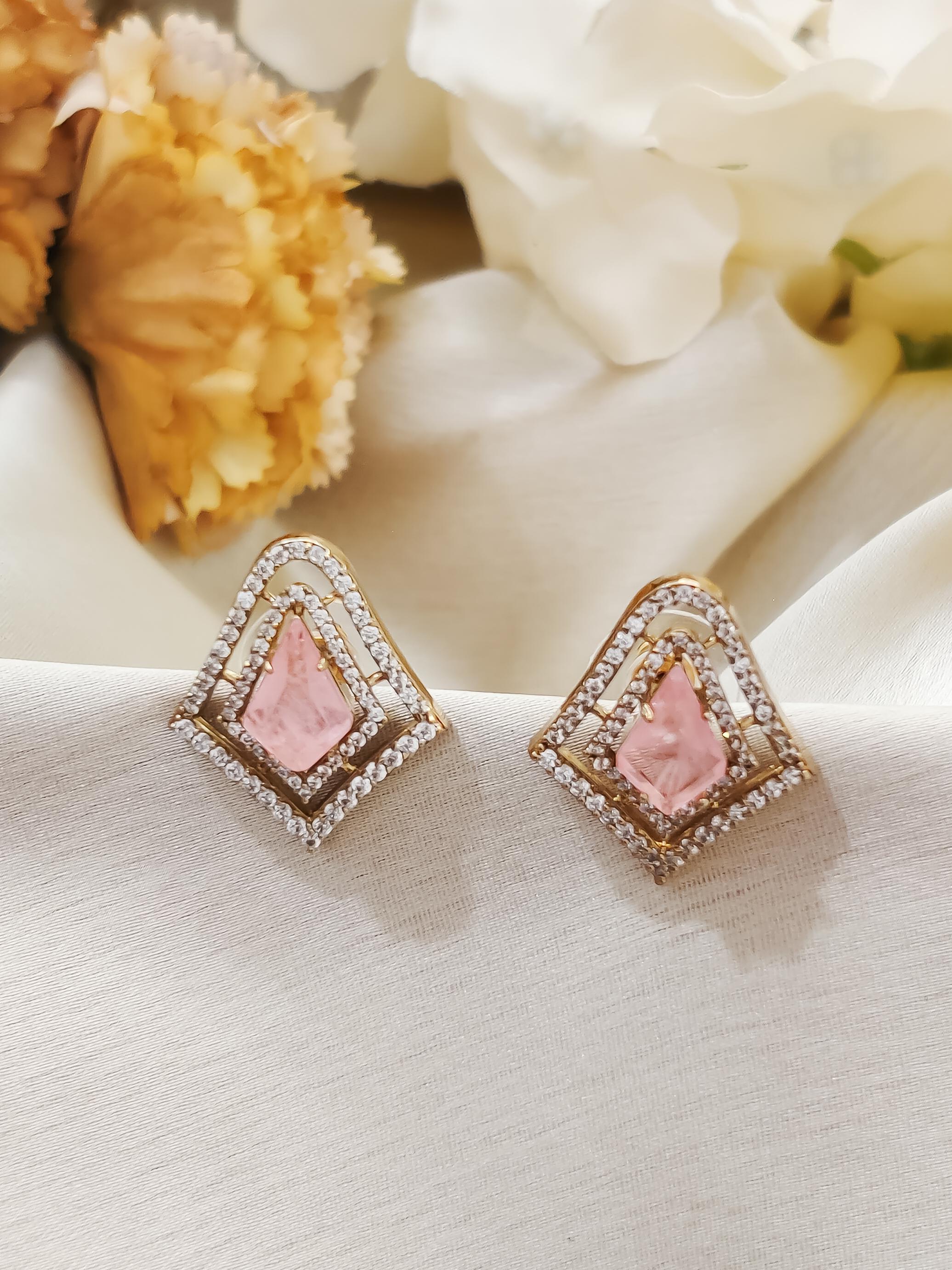 Siya CZ Stud Earrings