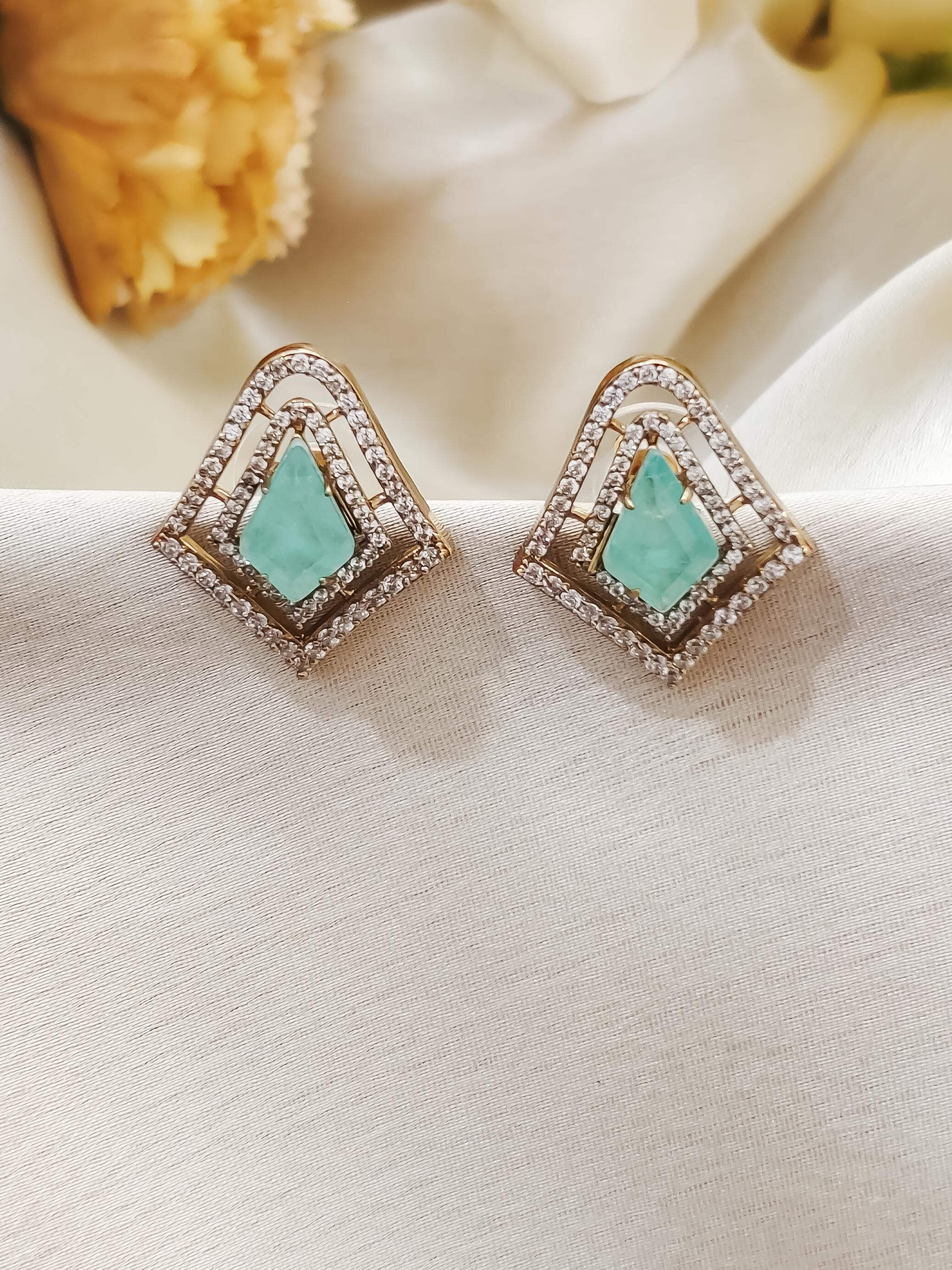 Siya CZ Stud Earrings