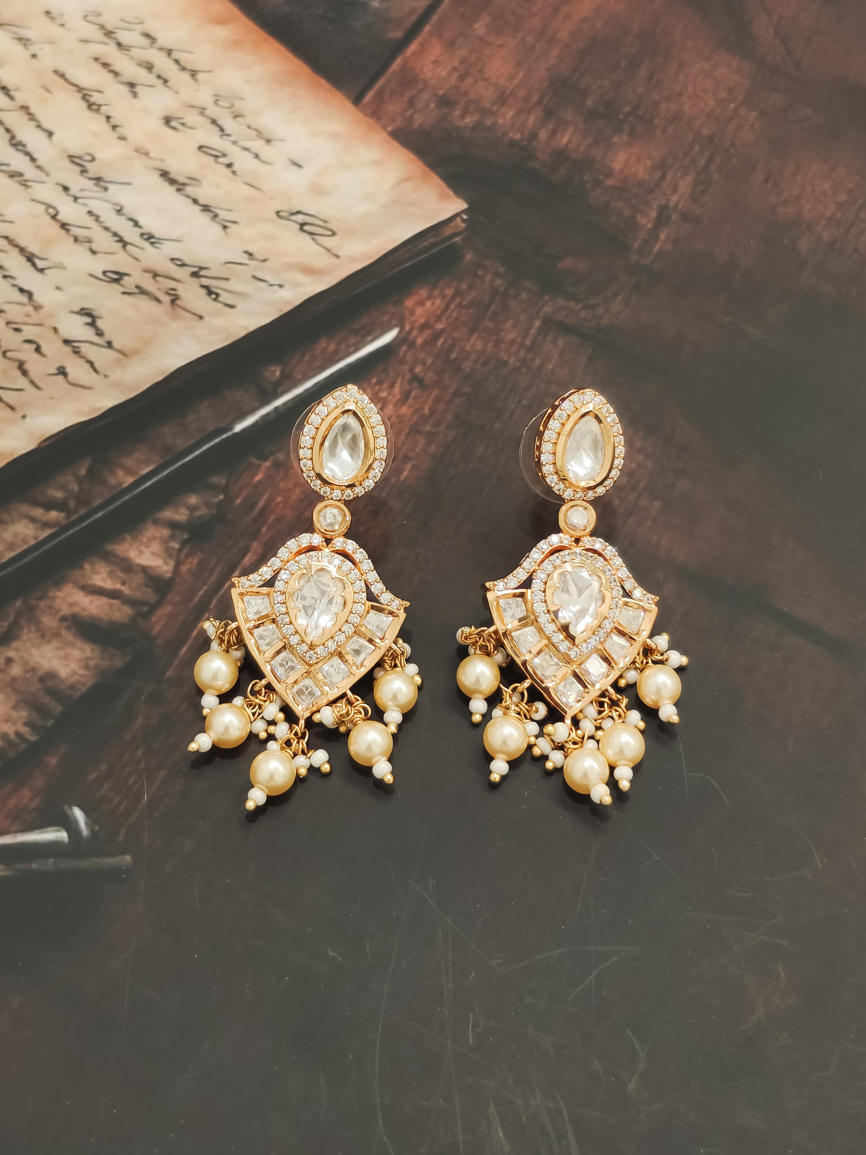 Yashvi Kundan Earrings