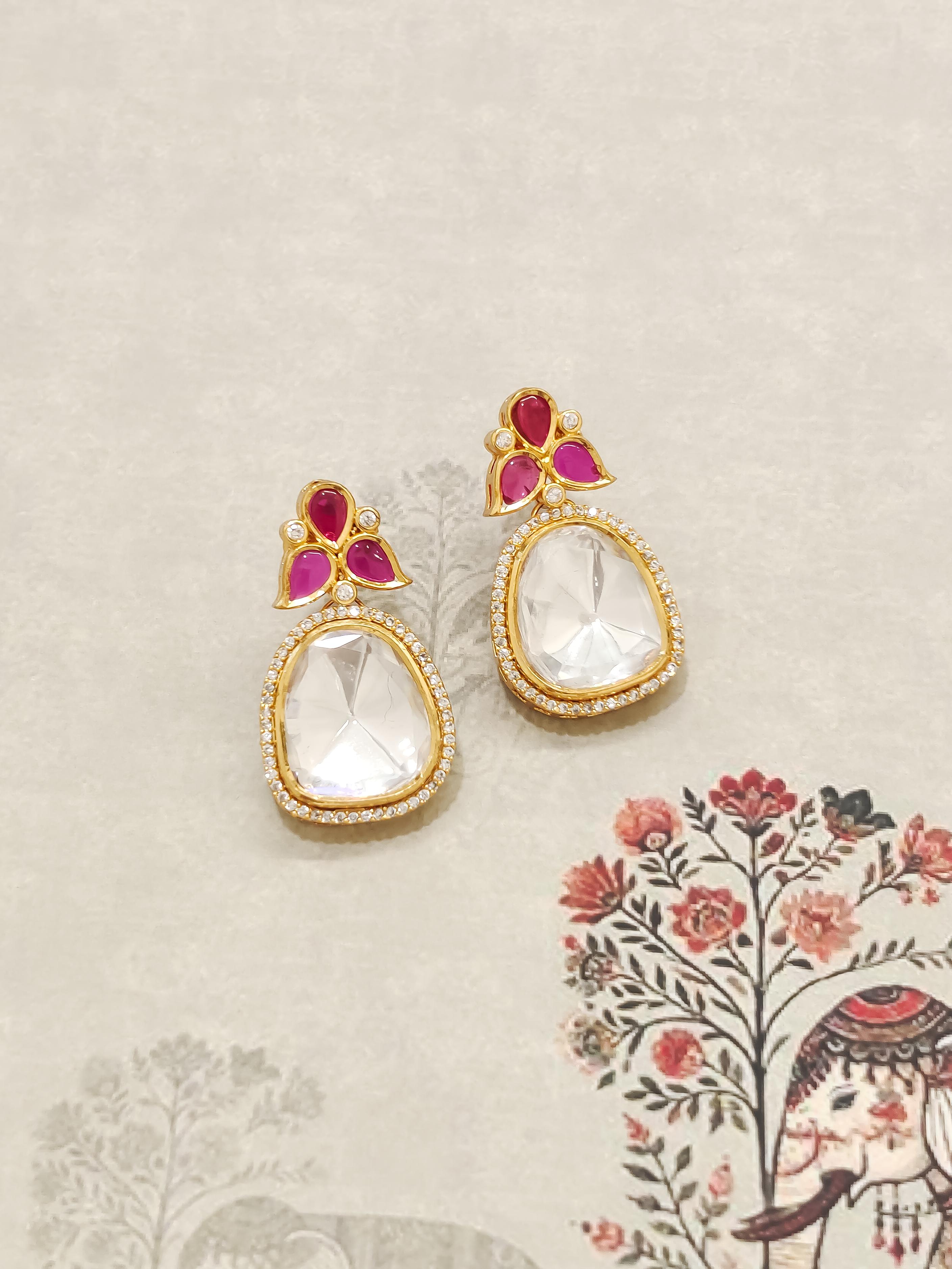 Oshin Kundan Earrings