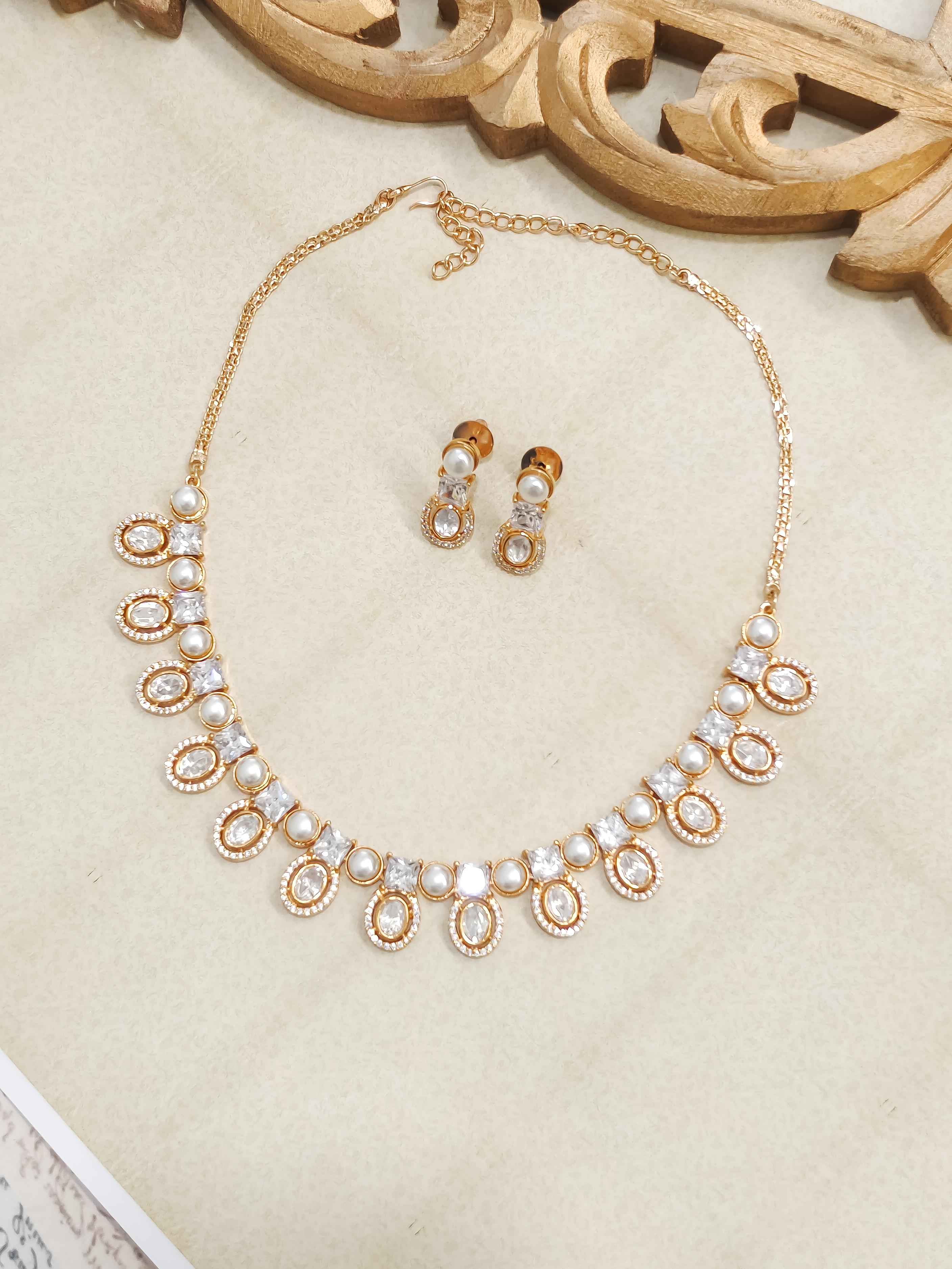 Adhira Kundan Necklace