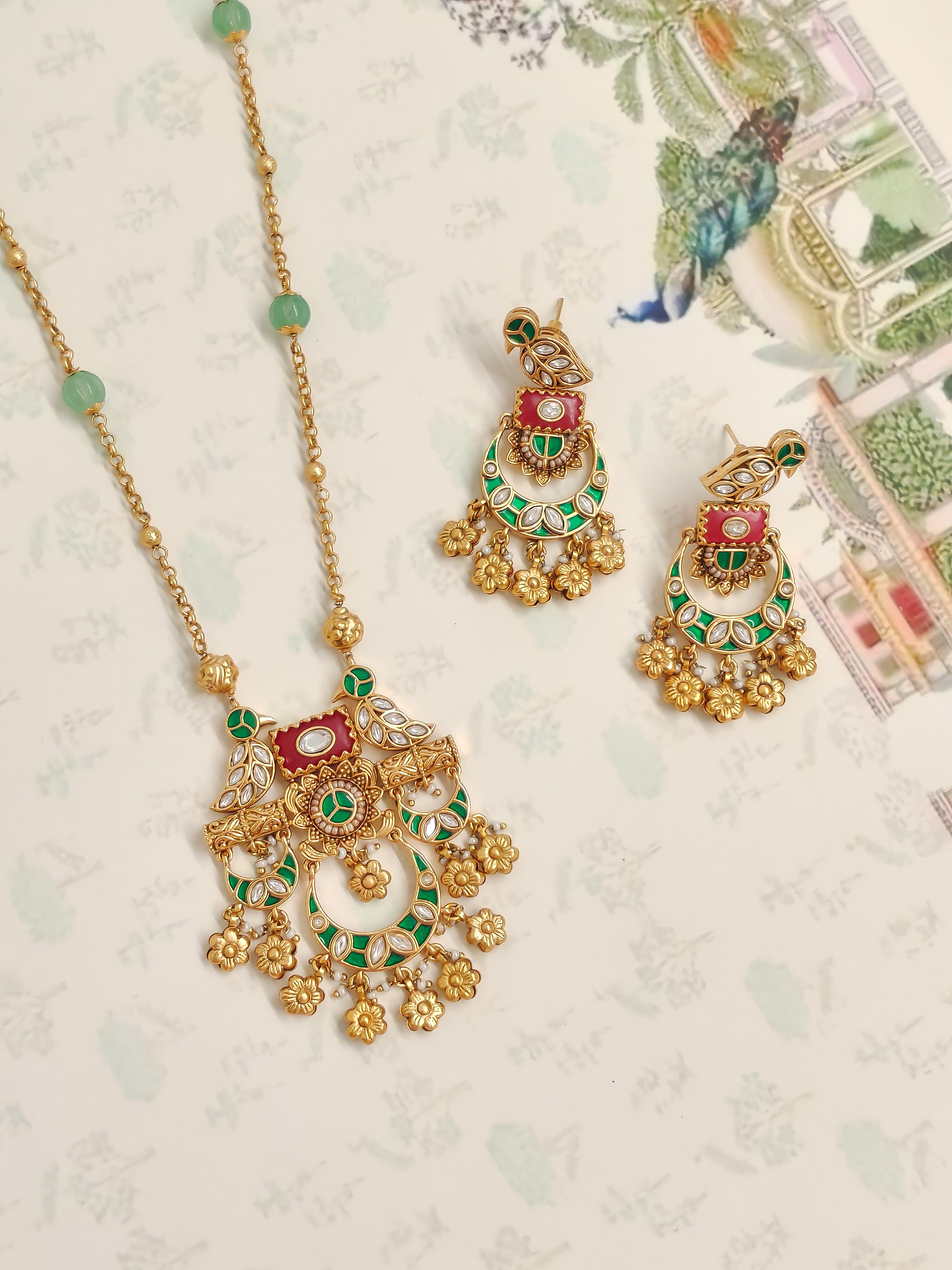 Revathi Temple Necklace