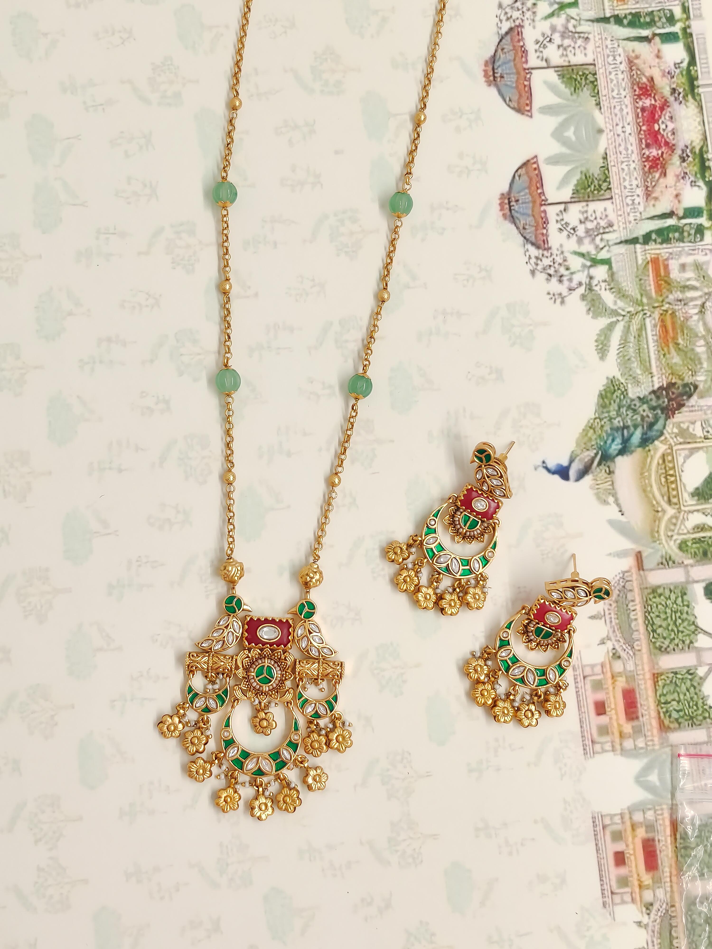Revathi Temple Necklace