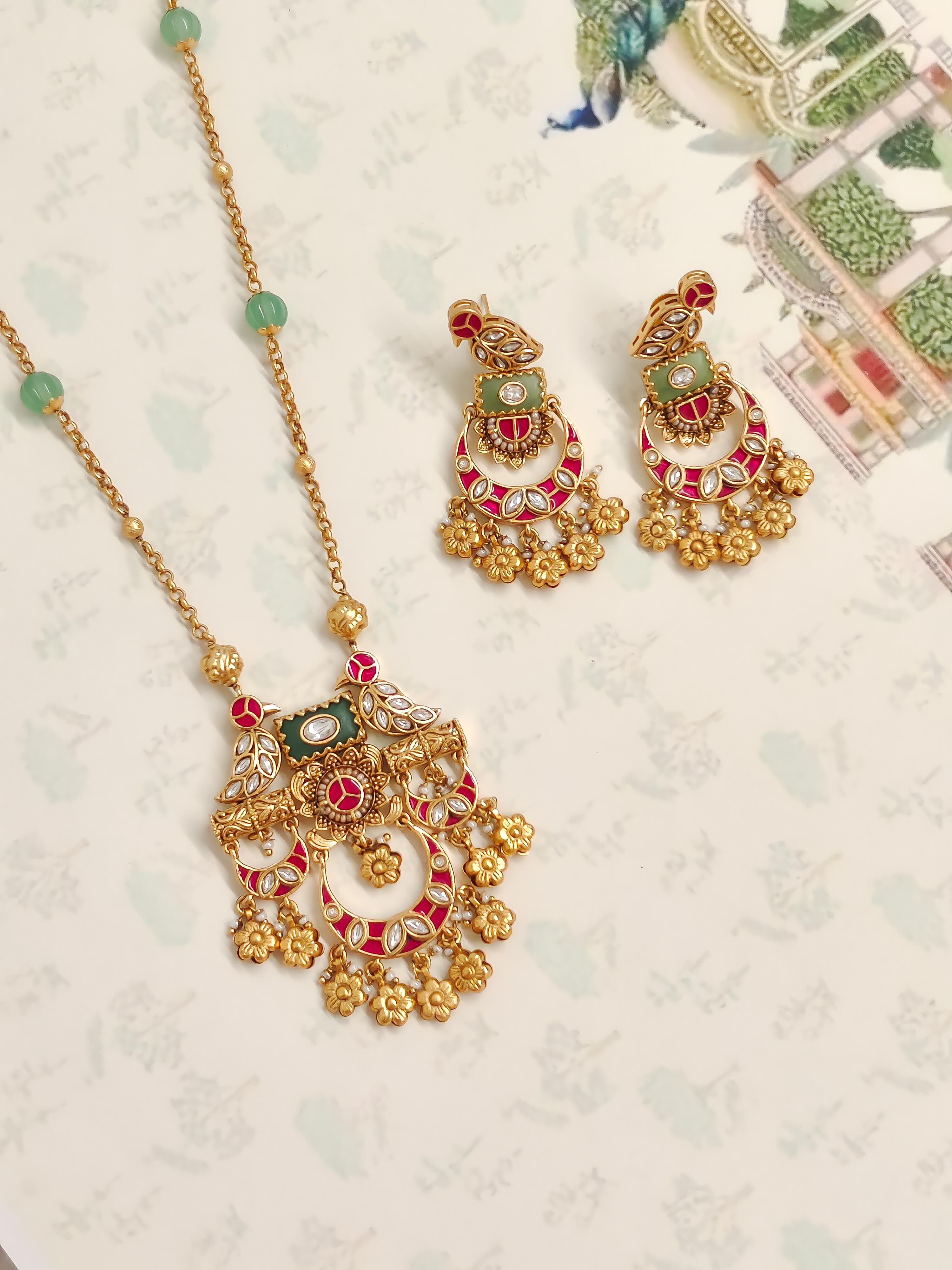 Revathi Temple Necklace
