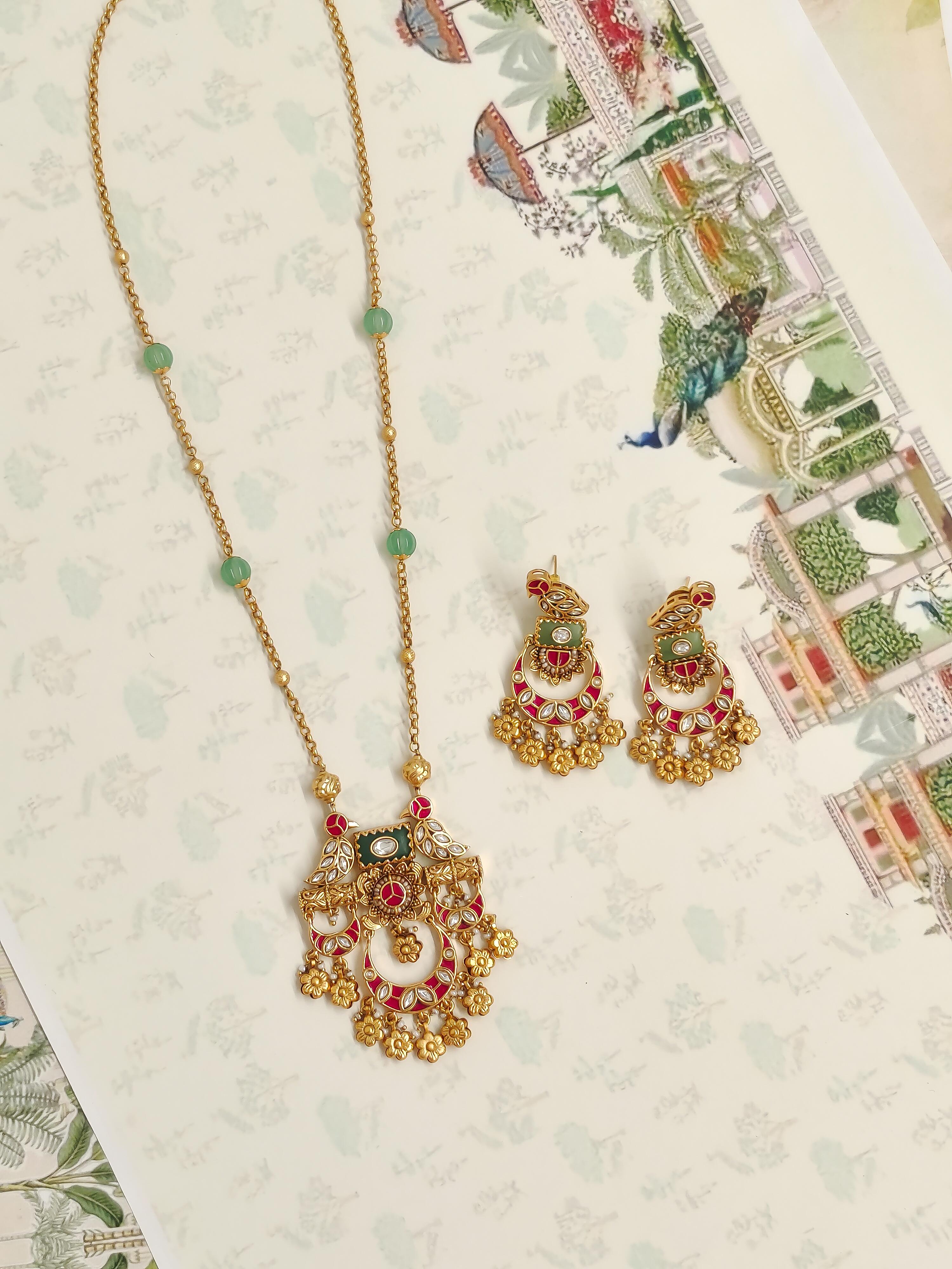 Revathi Temple Necklace