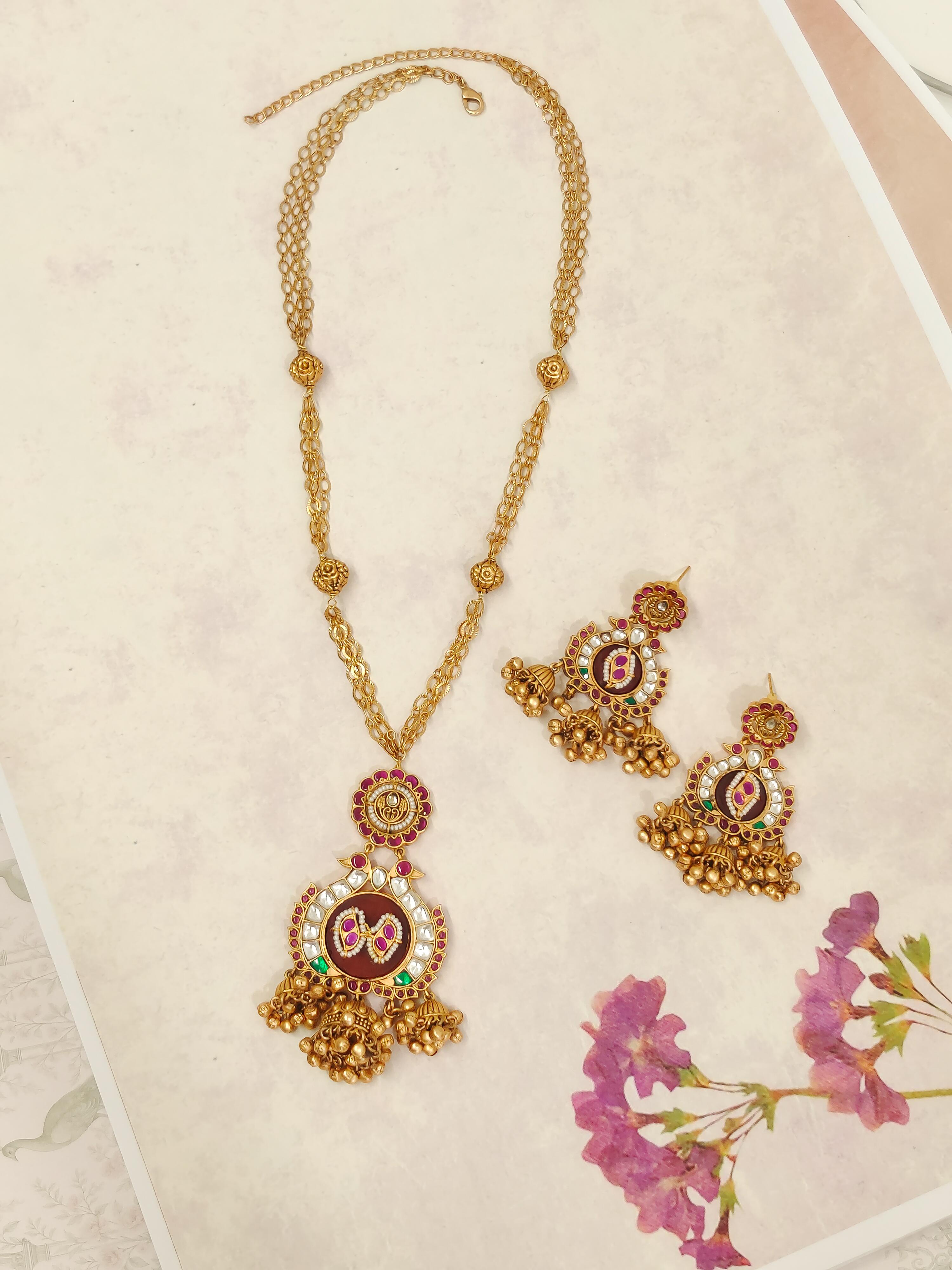 Shreya Temple Necklace