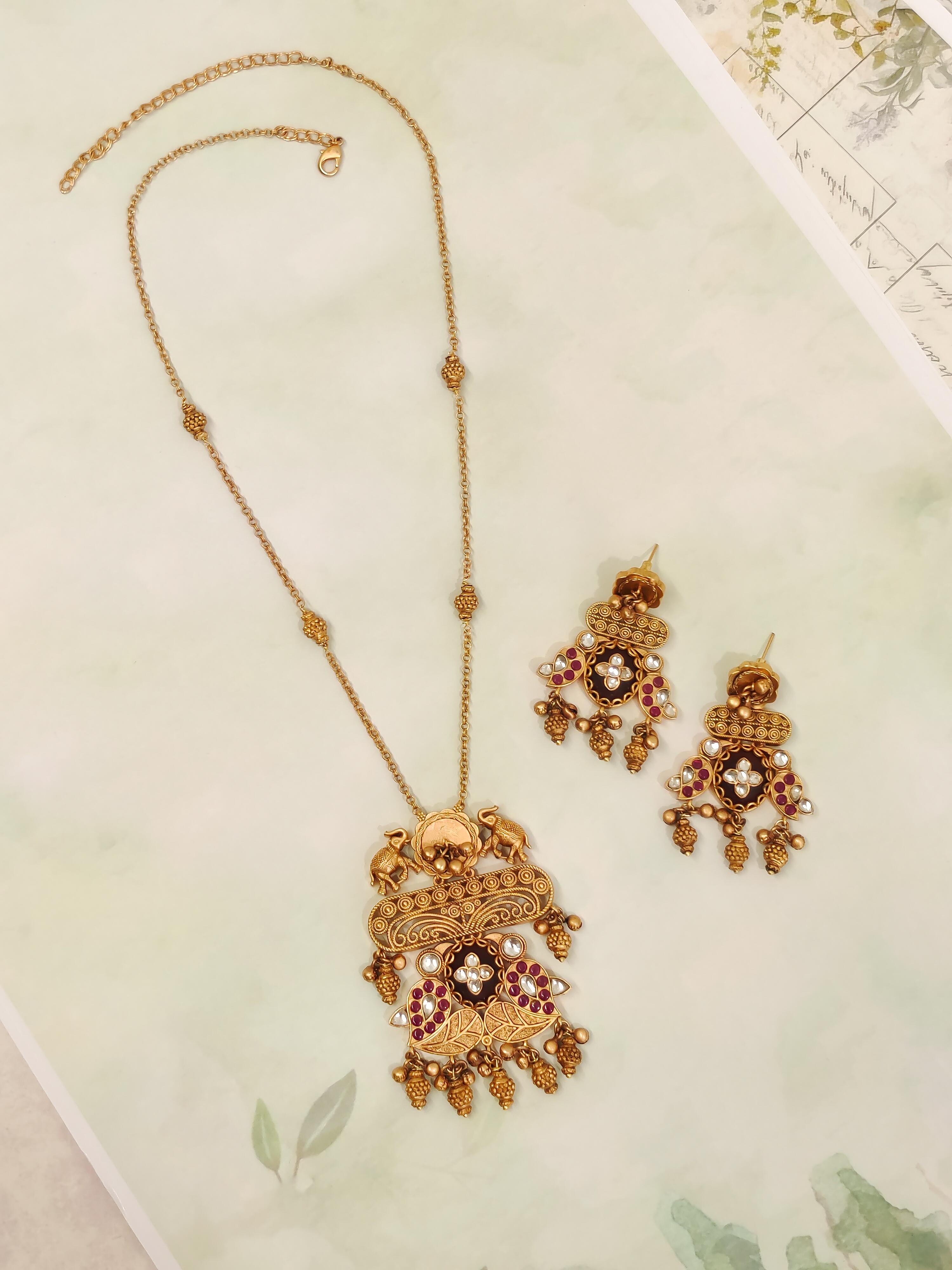 Kaveri Temple Necklace