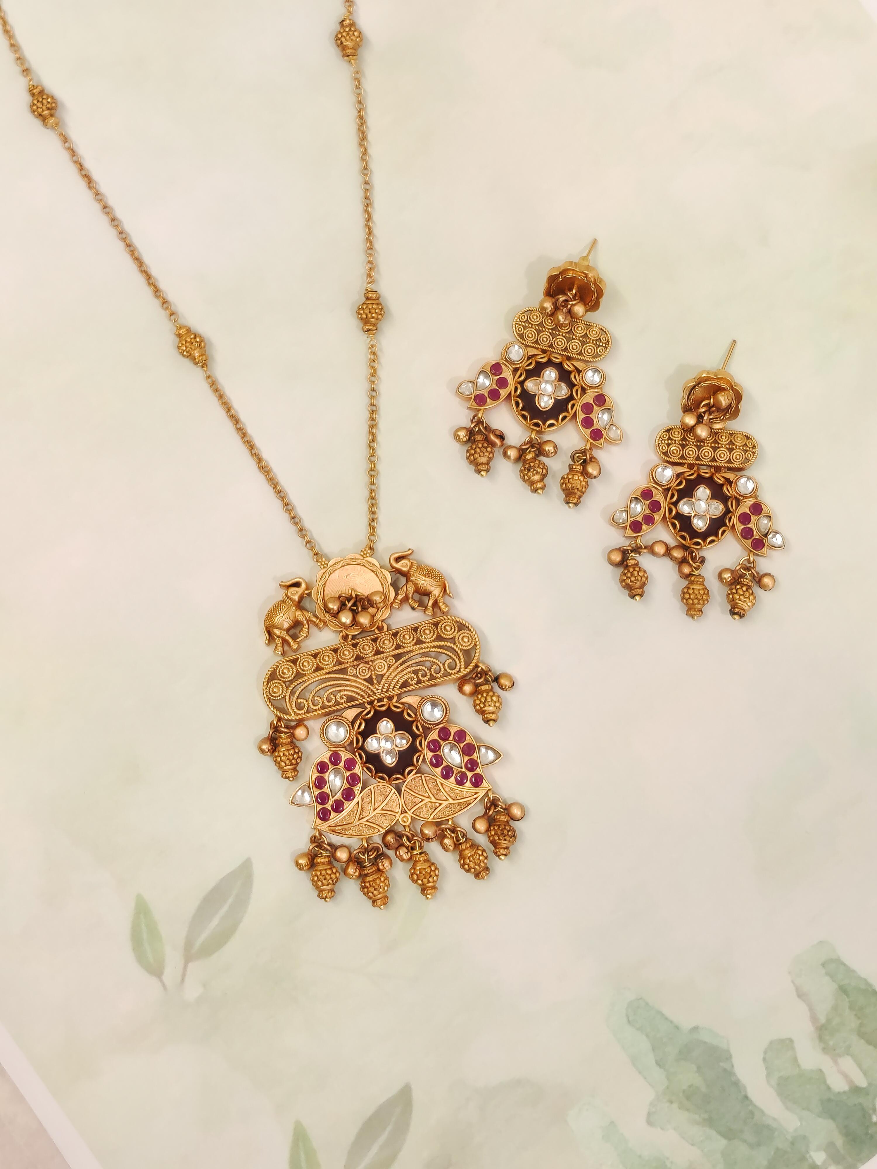 Kaveri Temple Necklace