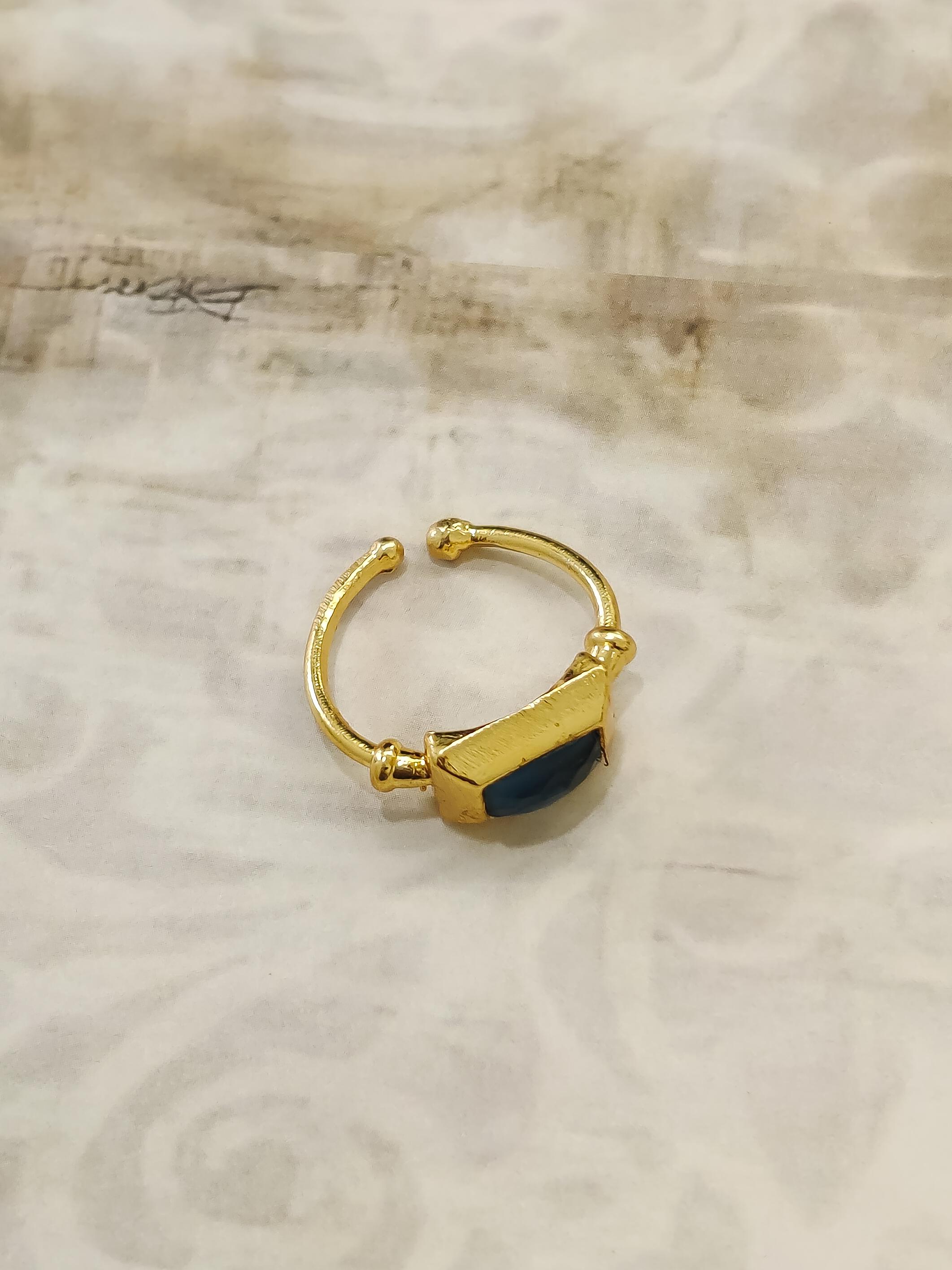 Aura Gem Drop Ring