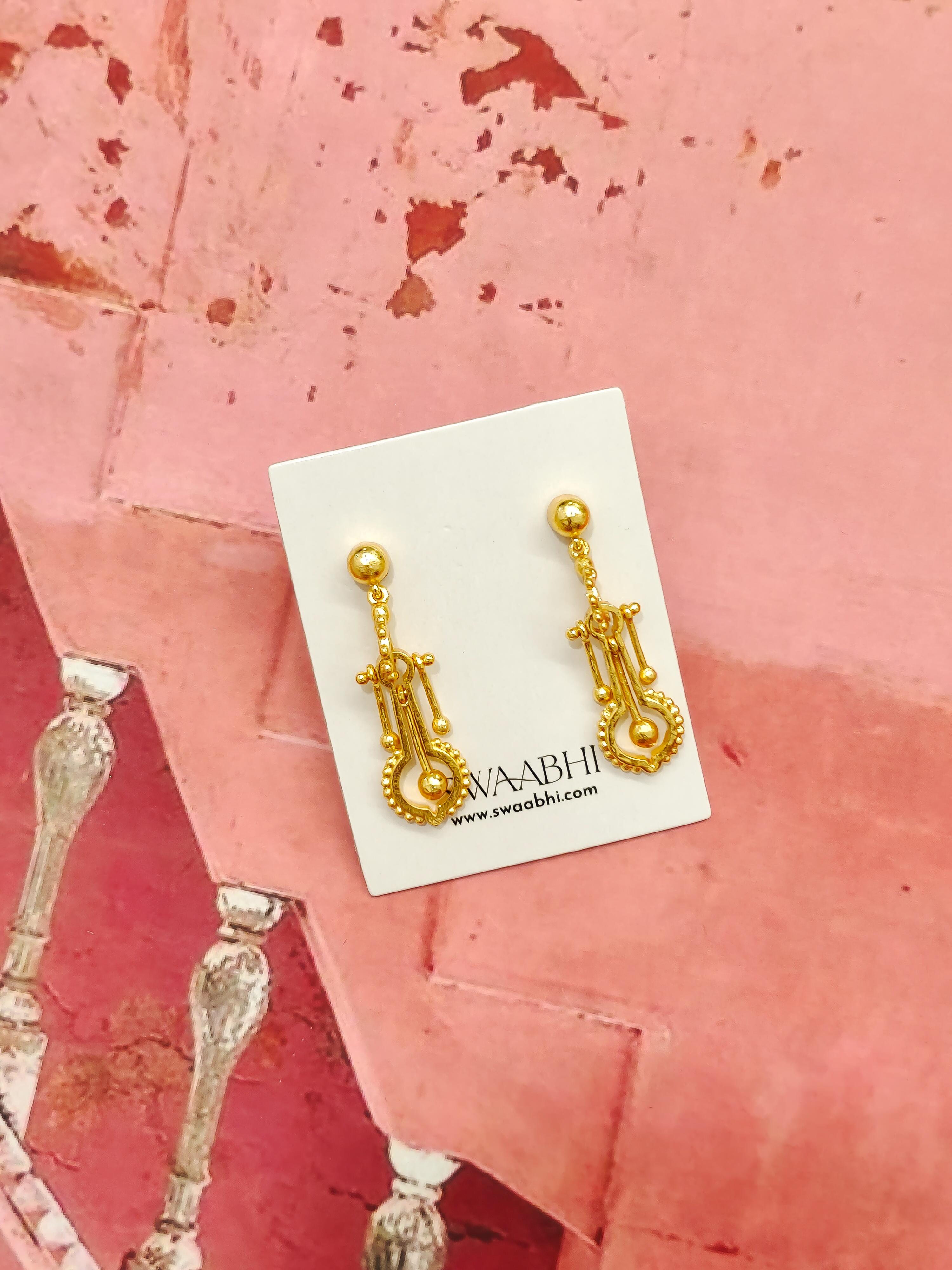 Belle Gold Drop Earring