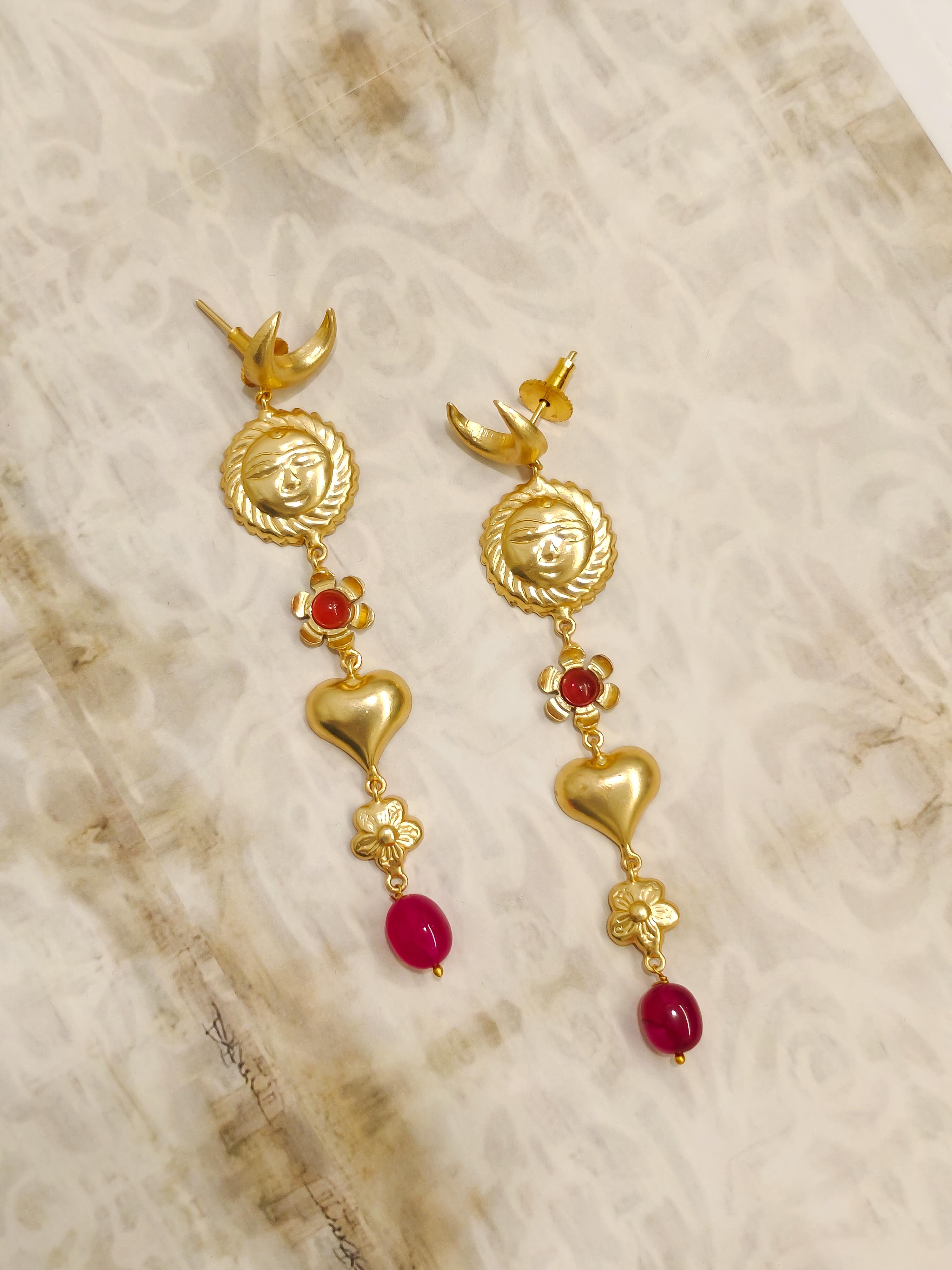 Tara Sun Moon Earring