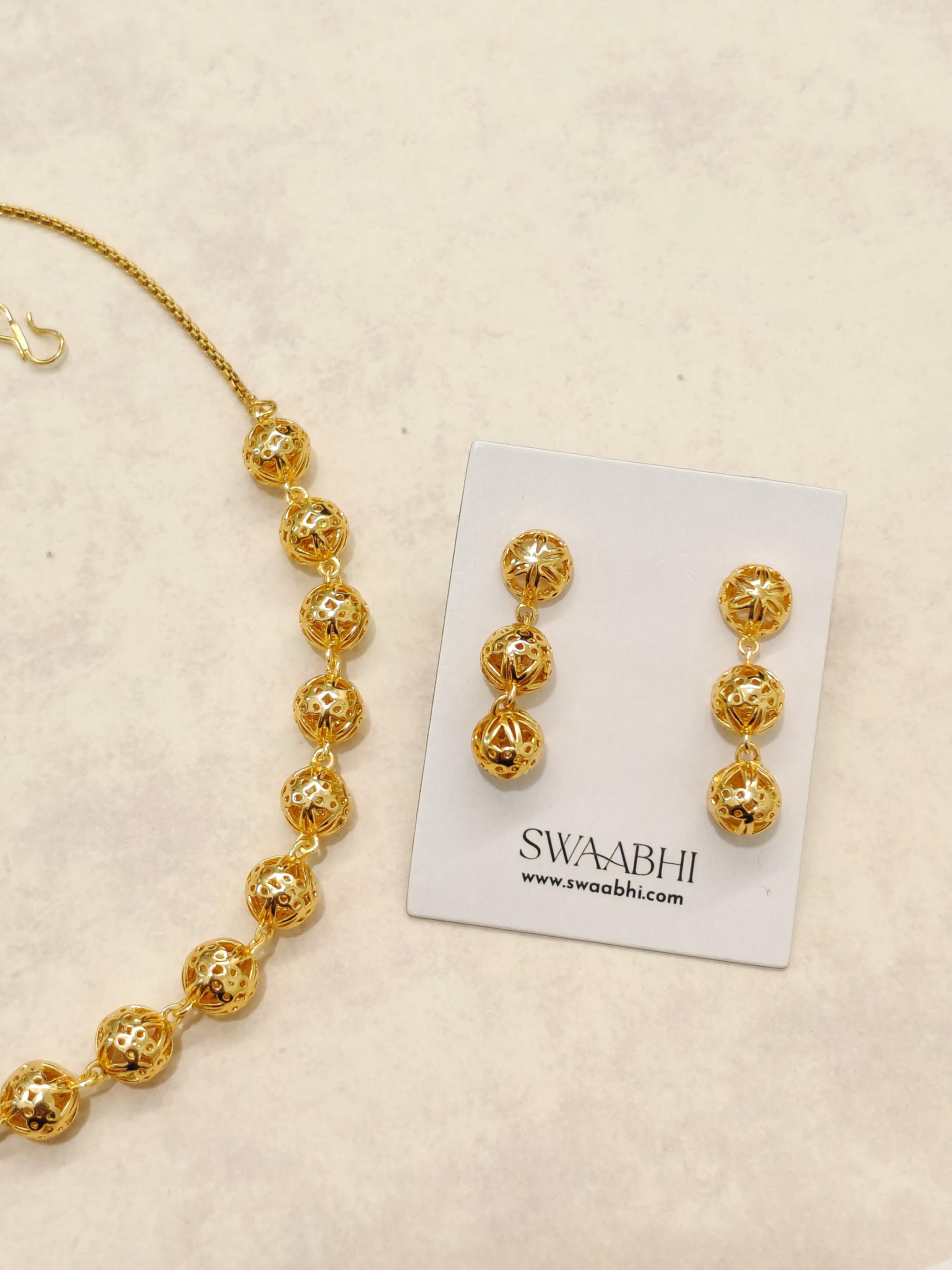 Charvi Filigree Bead Necklace