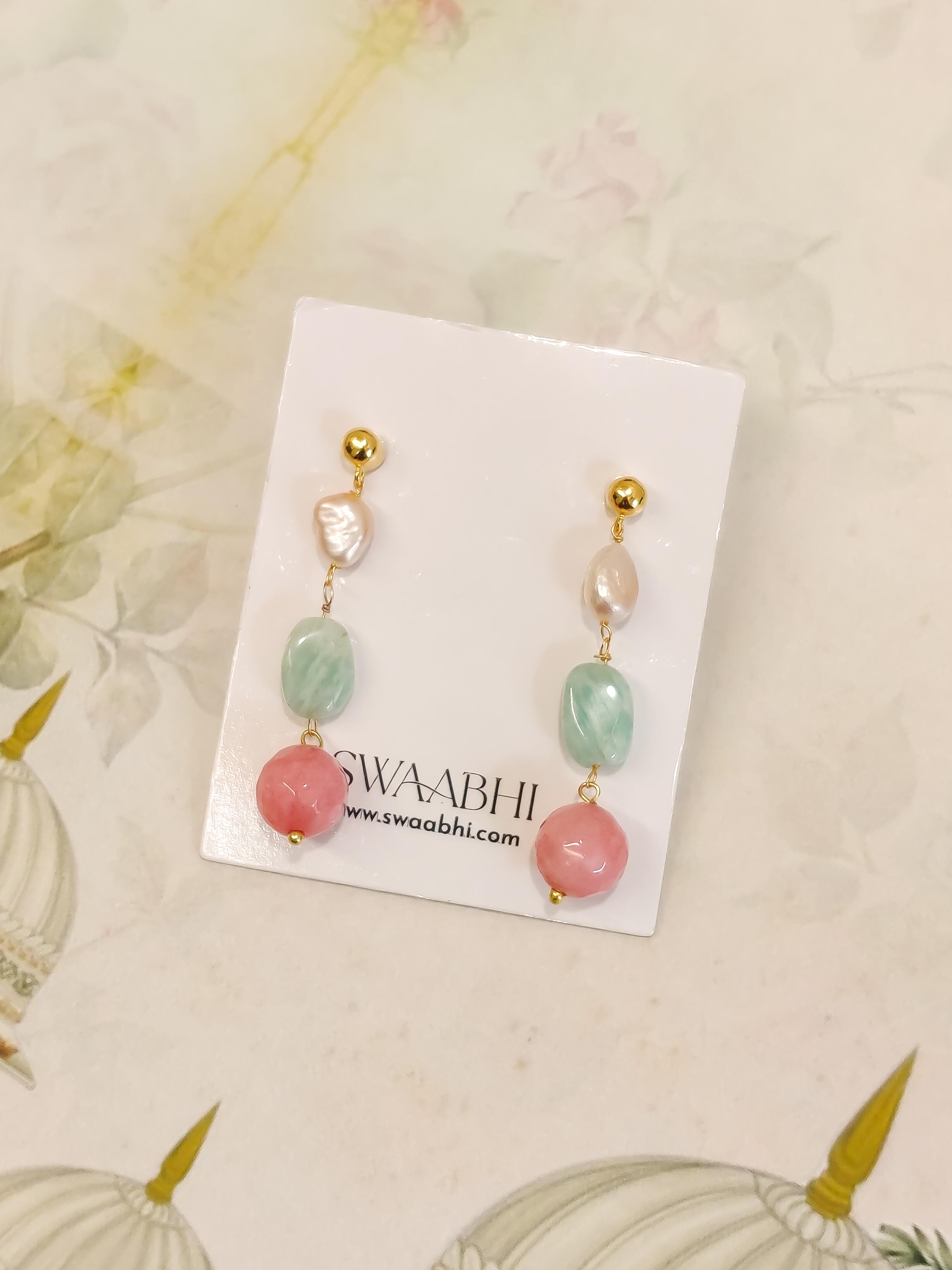 Spring Pearl Earrings