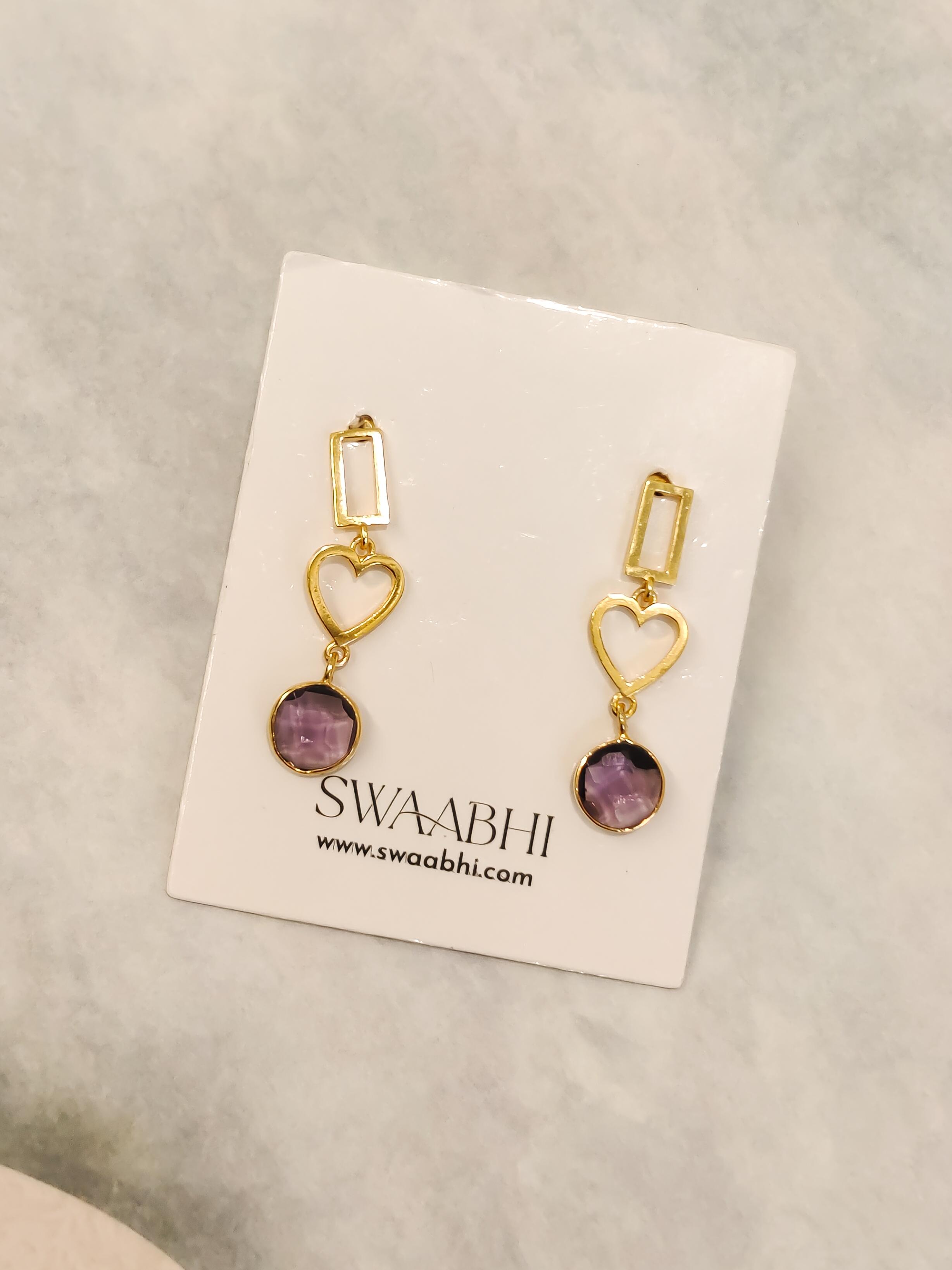 Lavender Promise Earrings