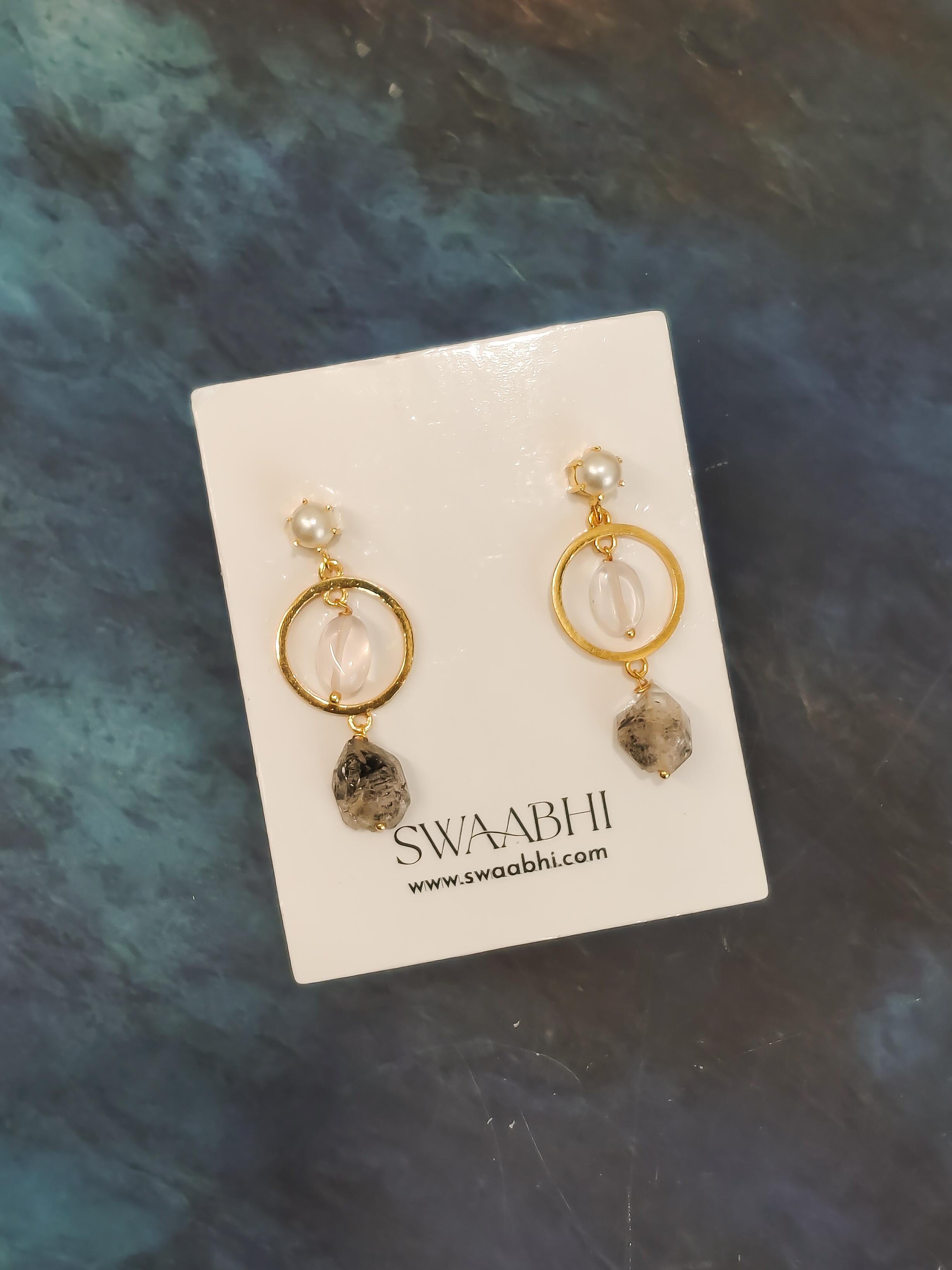 Pearl Ripple Earrings