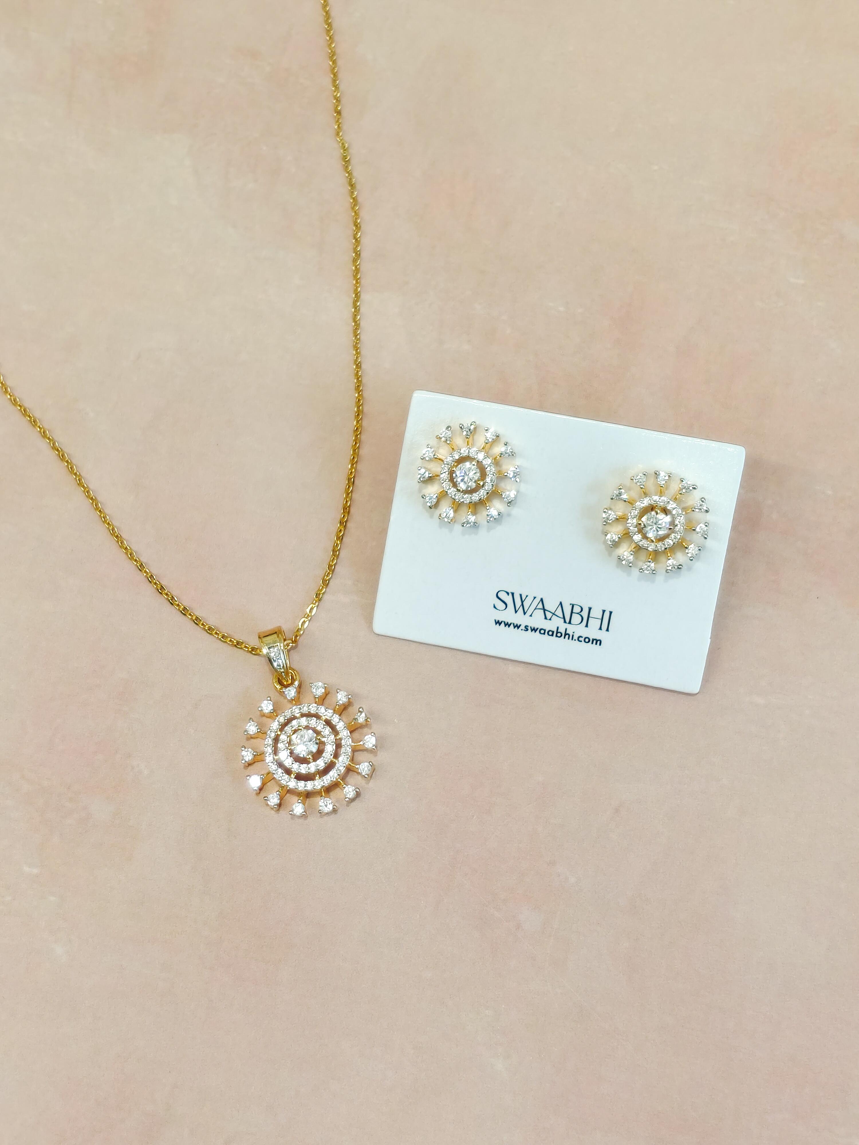 Girisha Cz Pendant Set