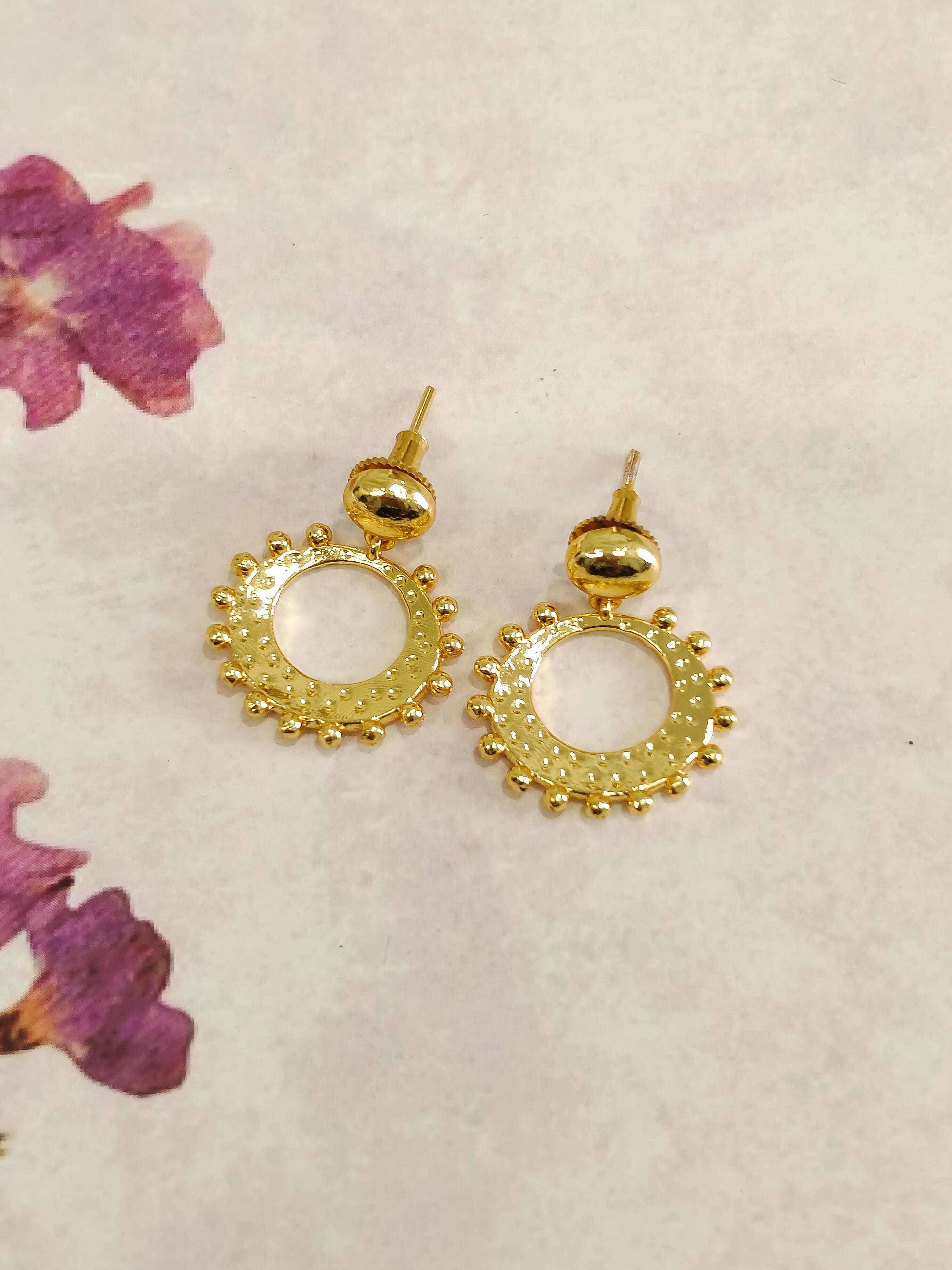 Sunburst Drop Earrings