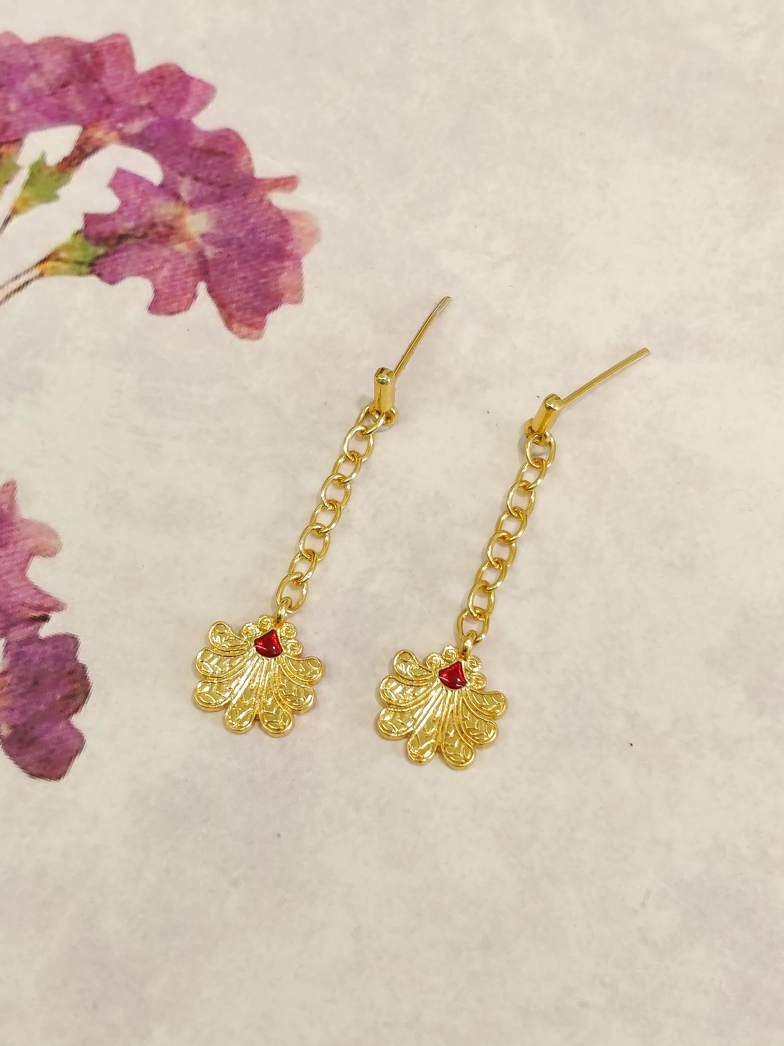 Blossom Chain Drop Earrings