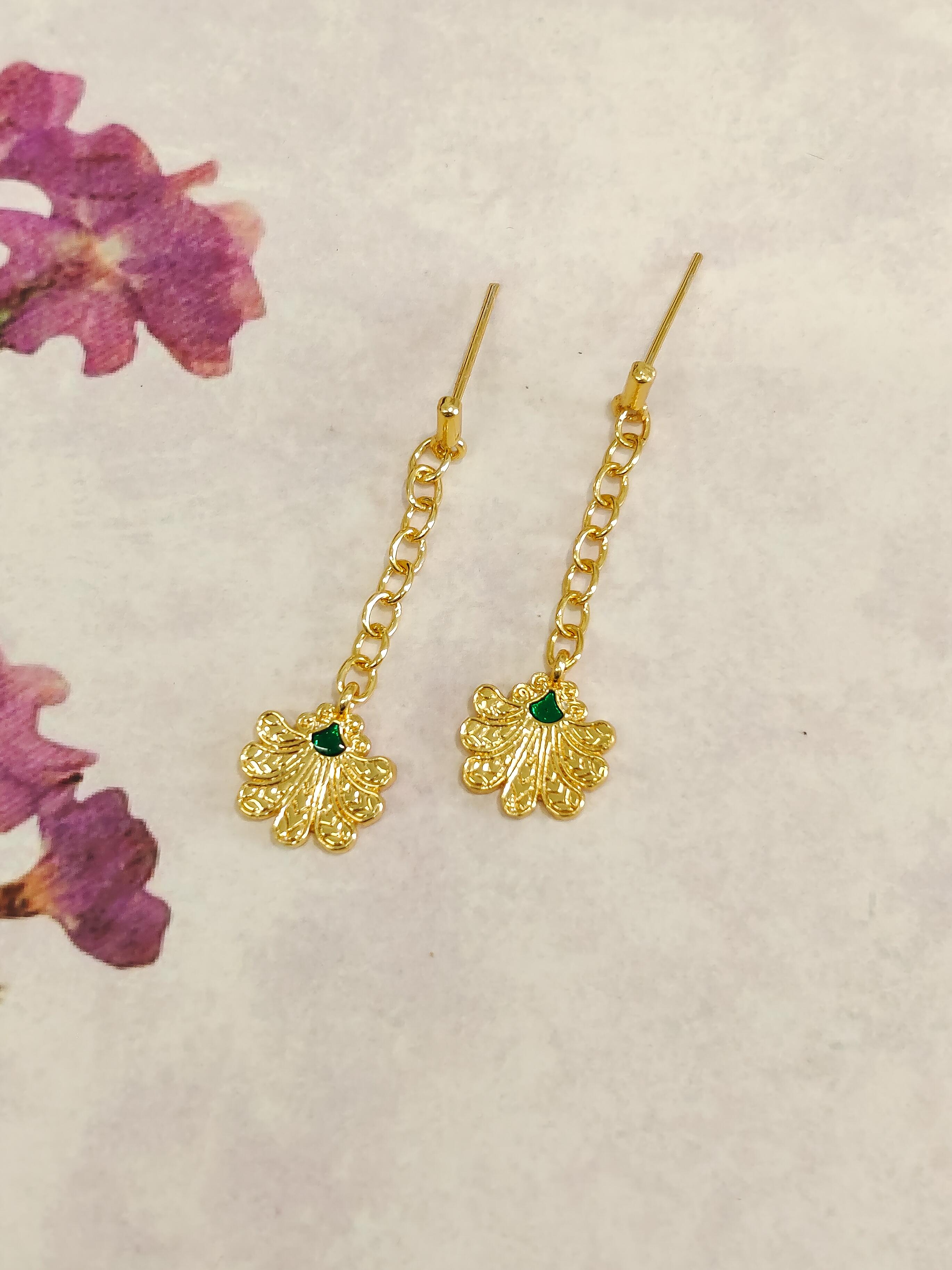 Blossom Chain Drop Earrings