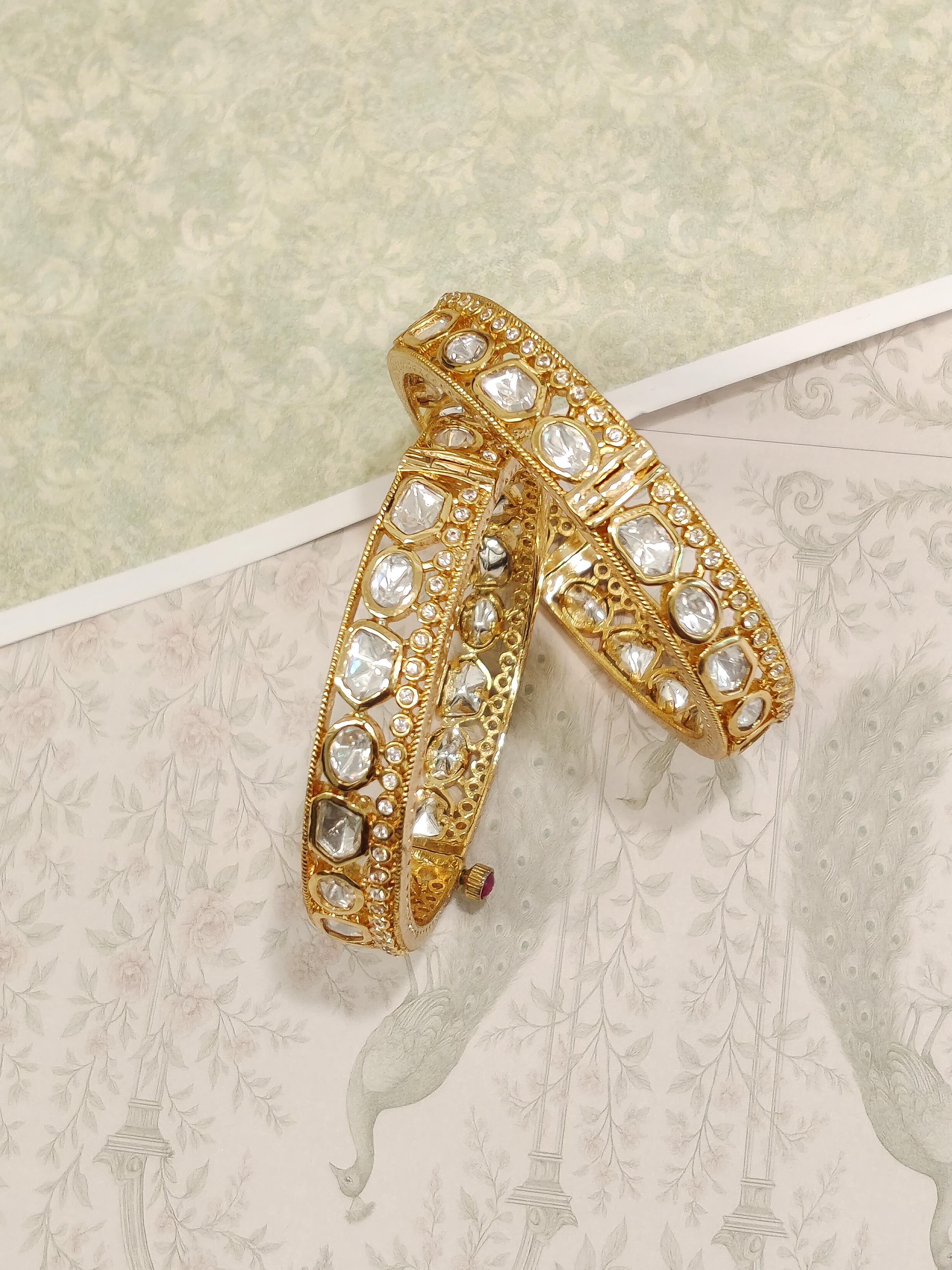 Kasturi Kundan Bangles