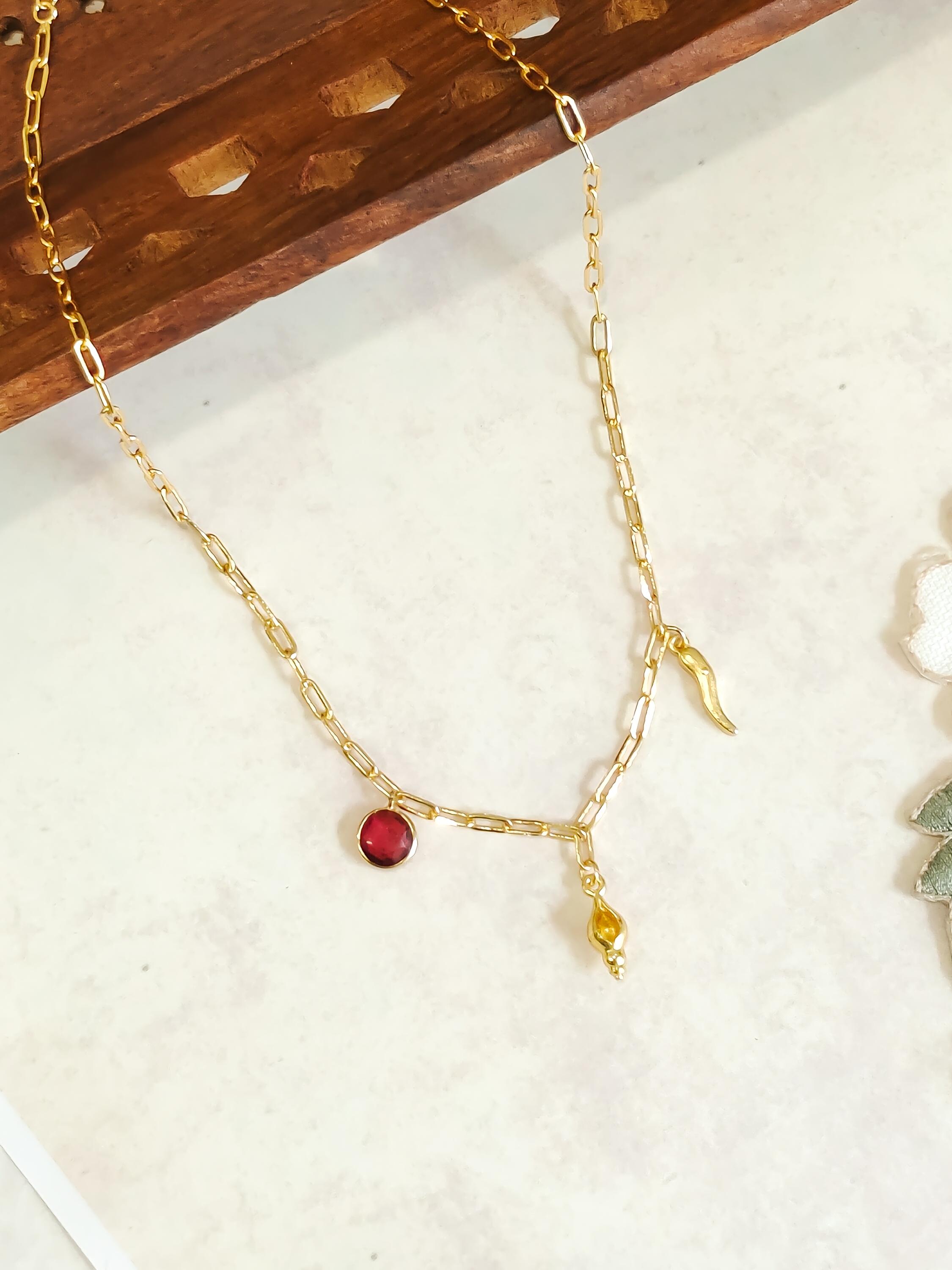Conch and Chill Charm Necklace
