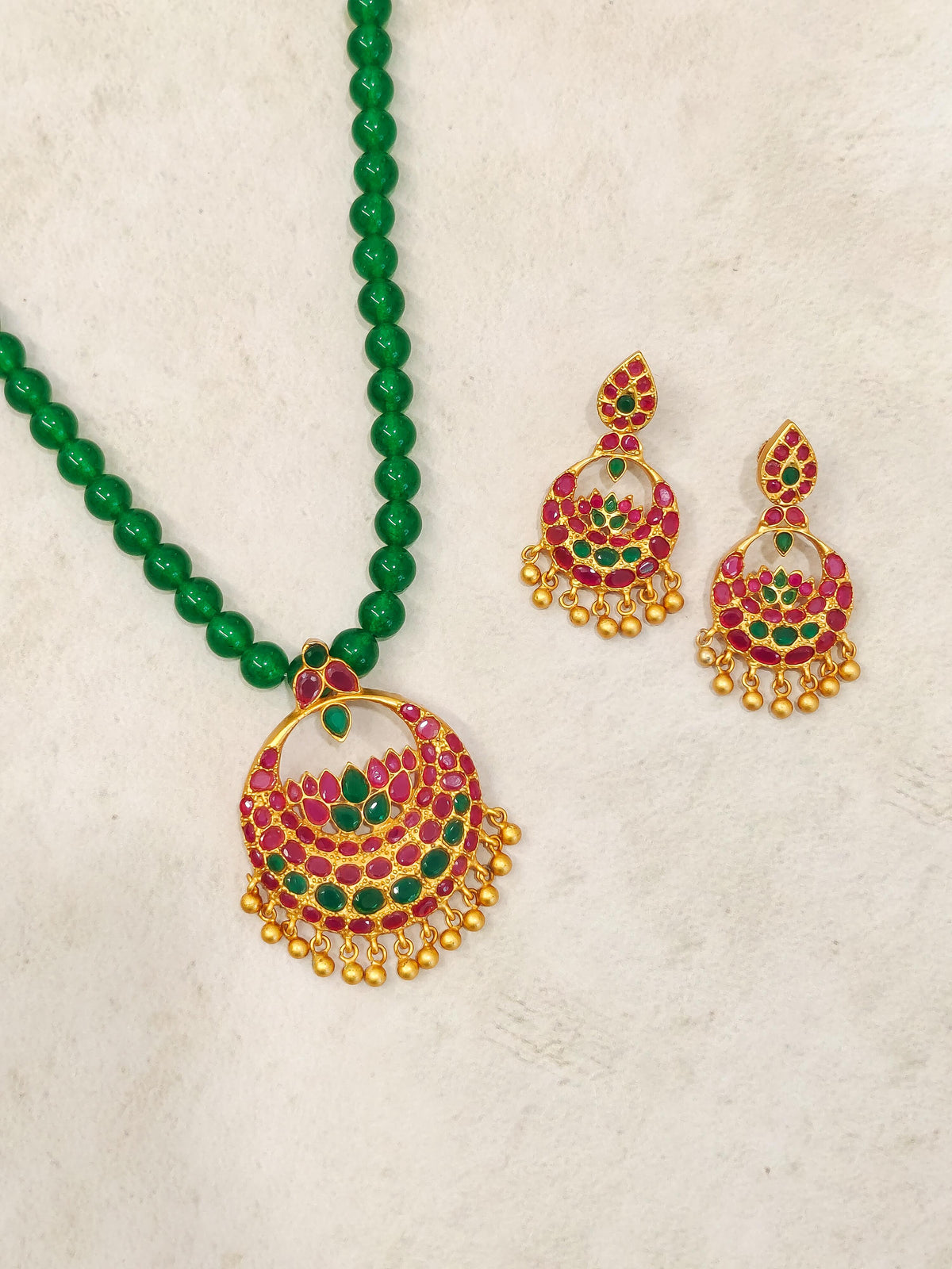 Sakshi Temple Necklace Set