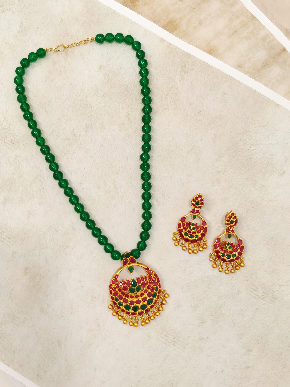 Sakshi Temple Necklace Set