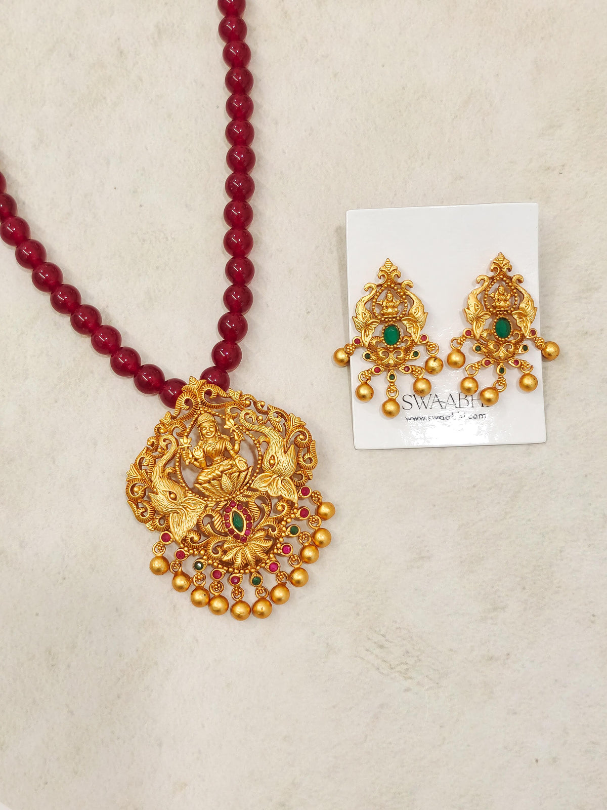 Vidya Temple Pendant Necklace