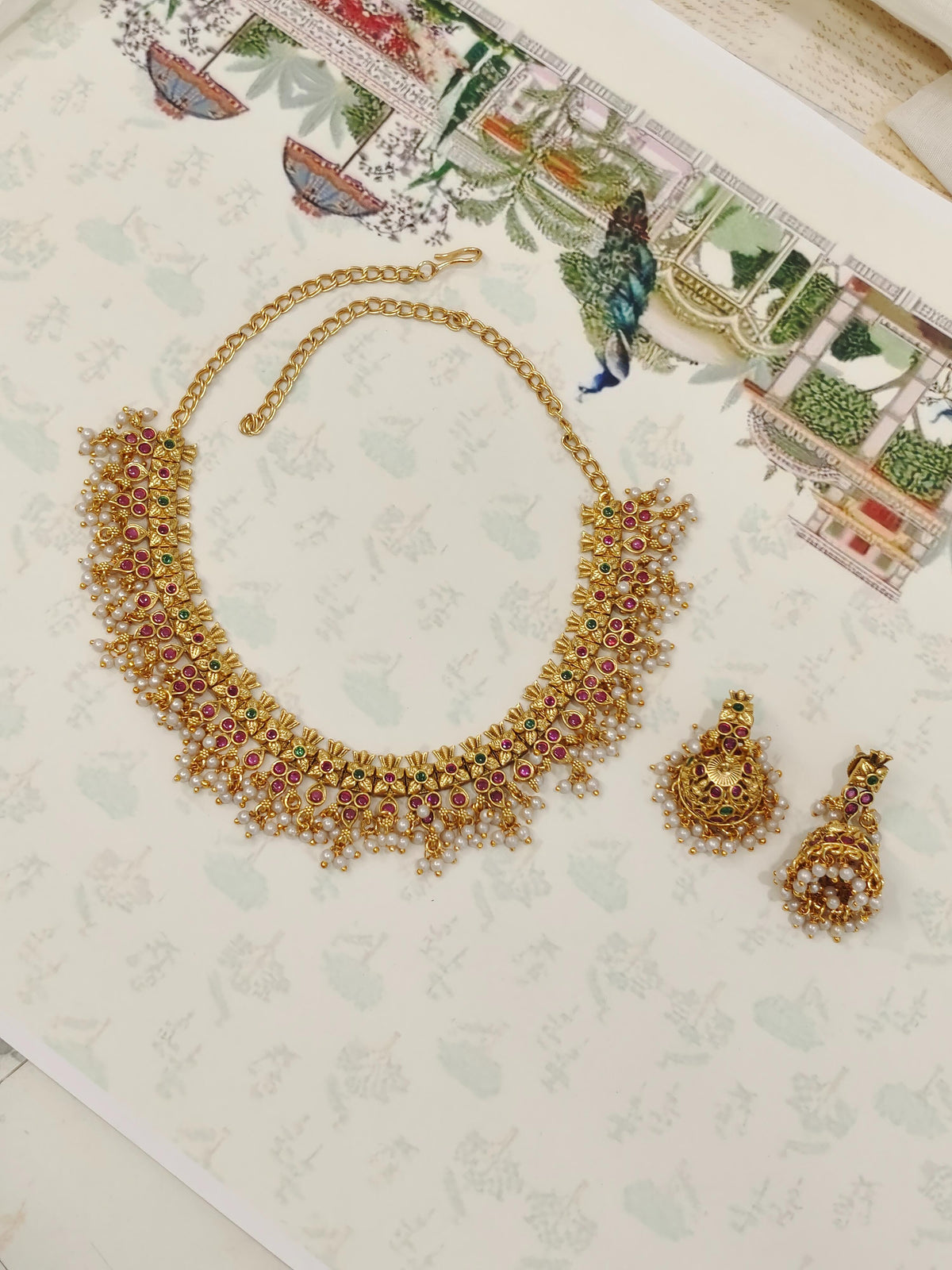 Radha Temple Necklace