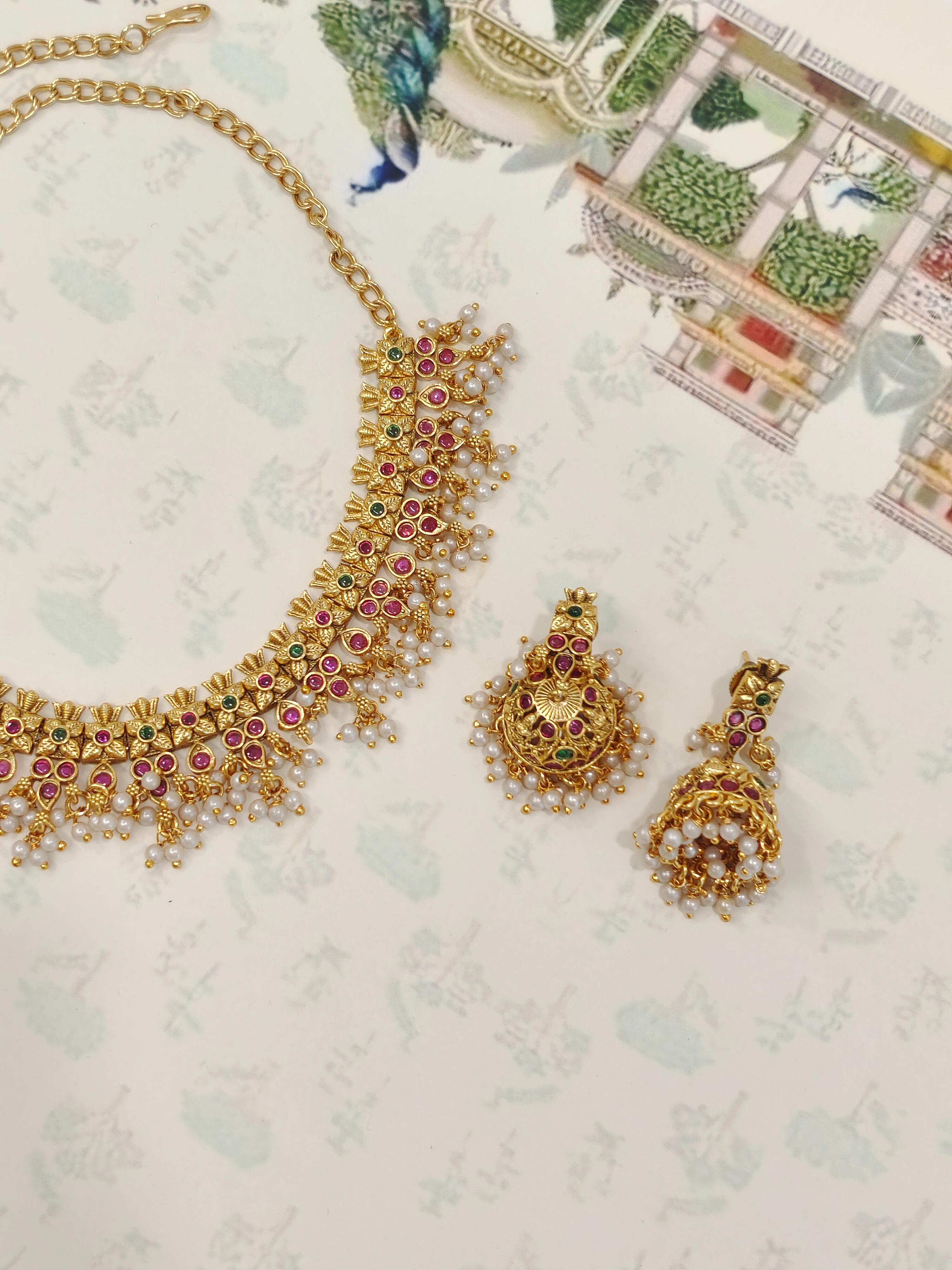 Radha Temple Necklace