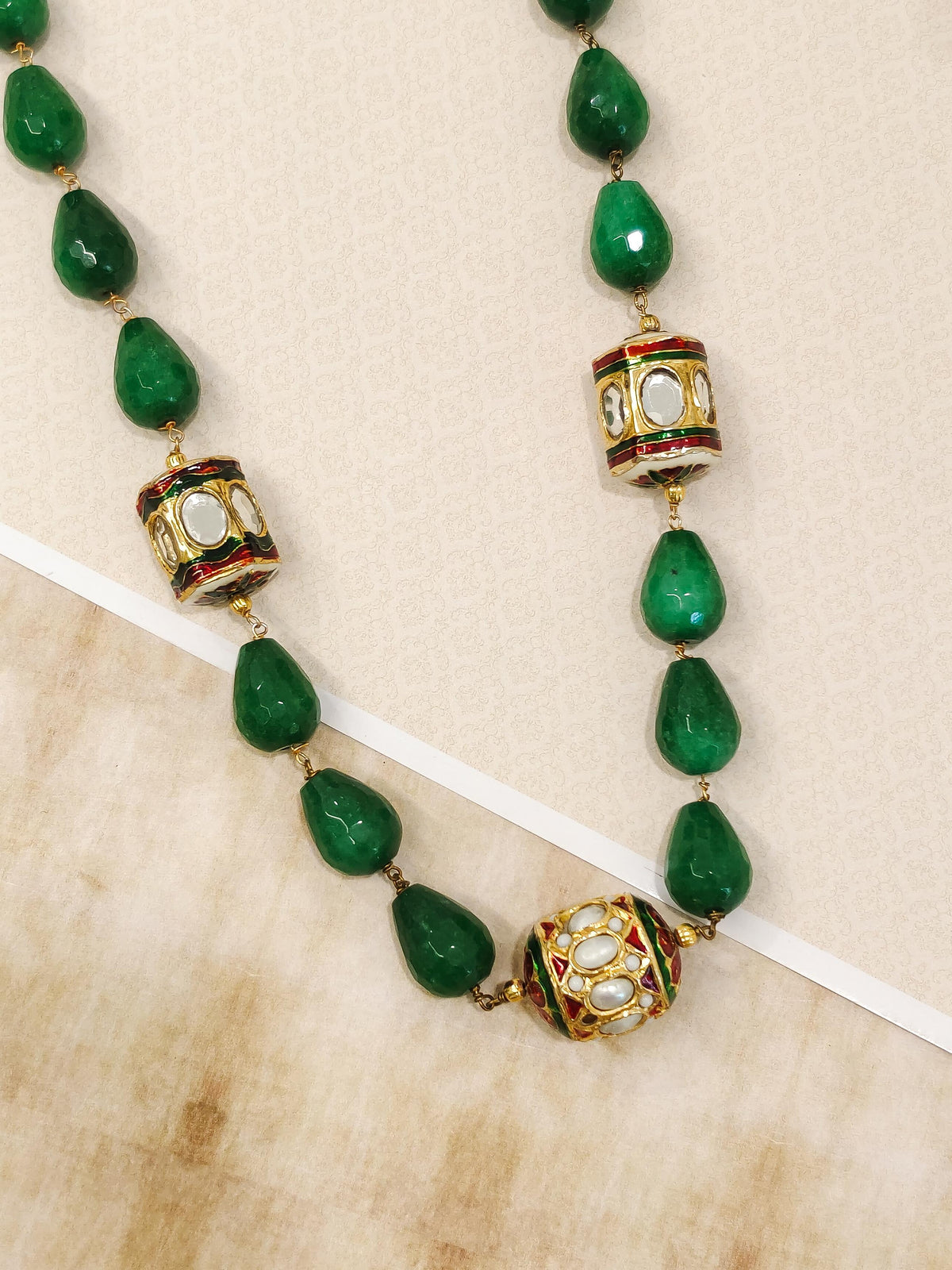 Regal Chic Beaded Necklace
