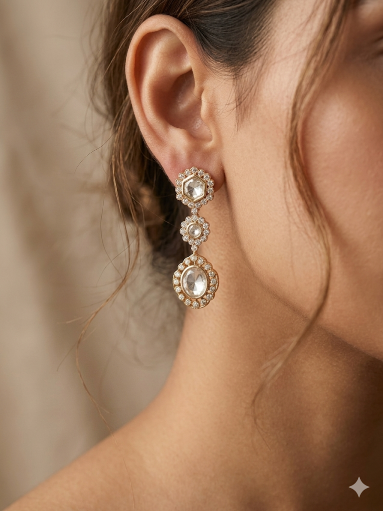 Maya Kundan Earring