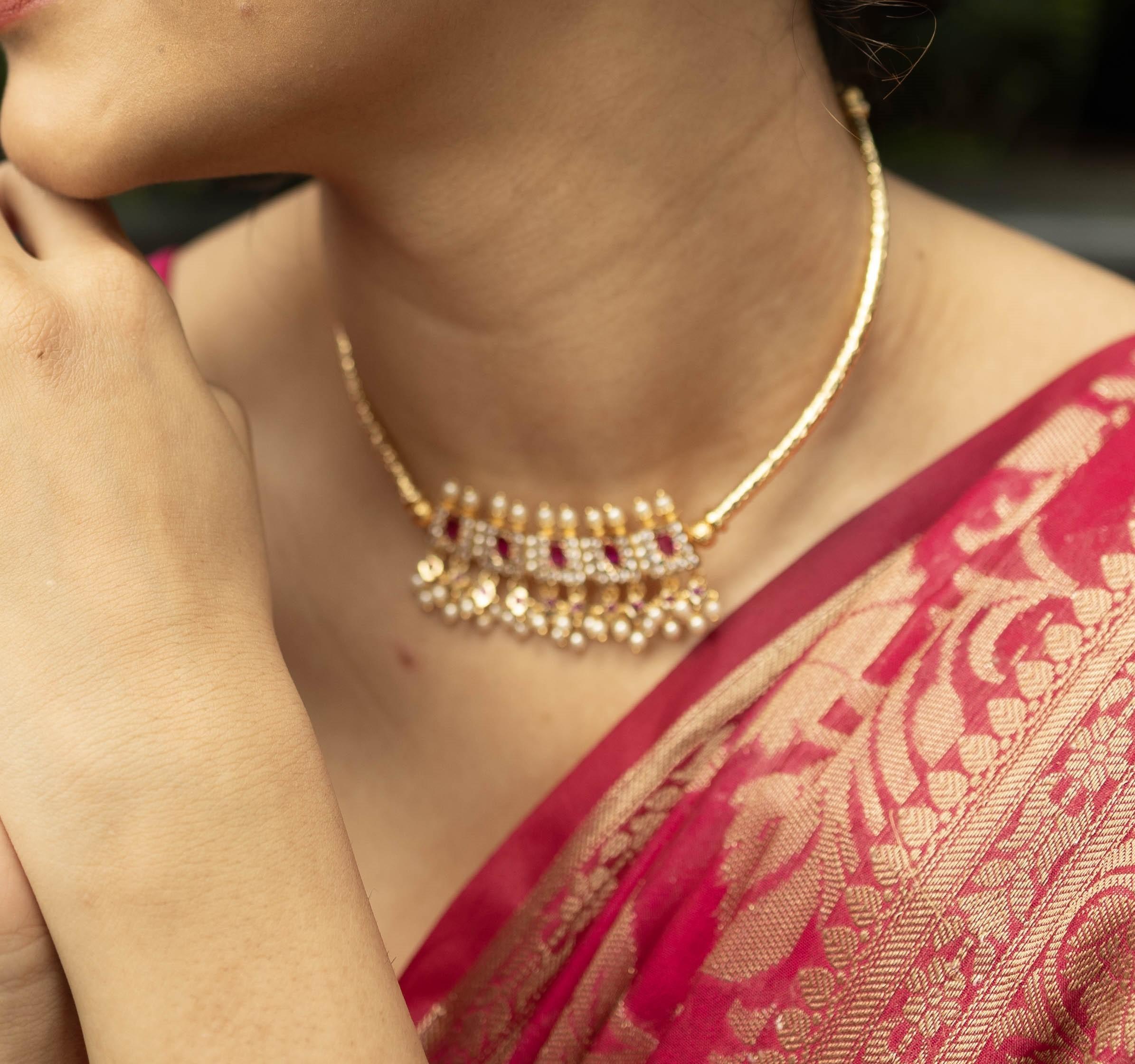 Five Peti Pearls Choker