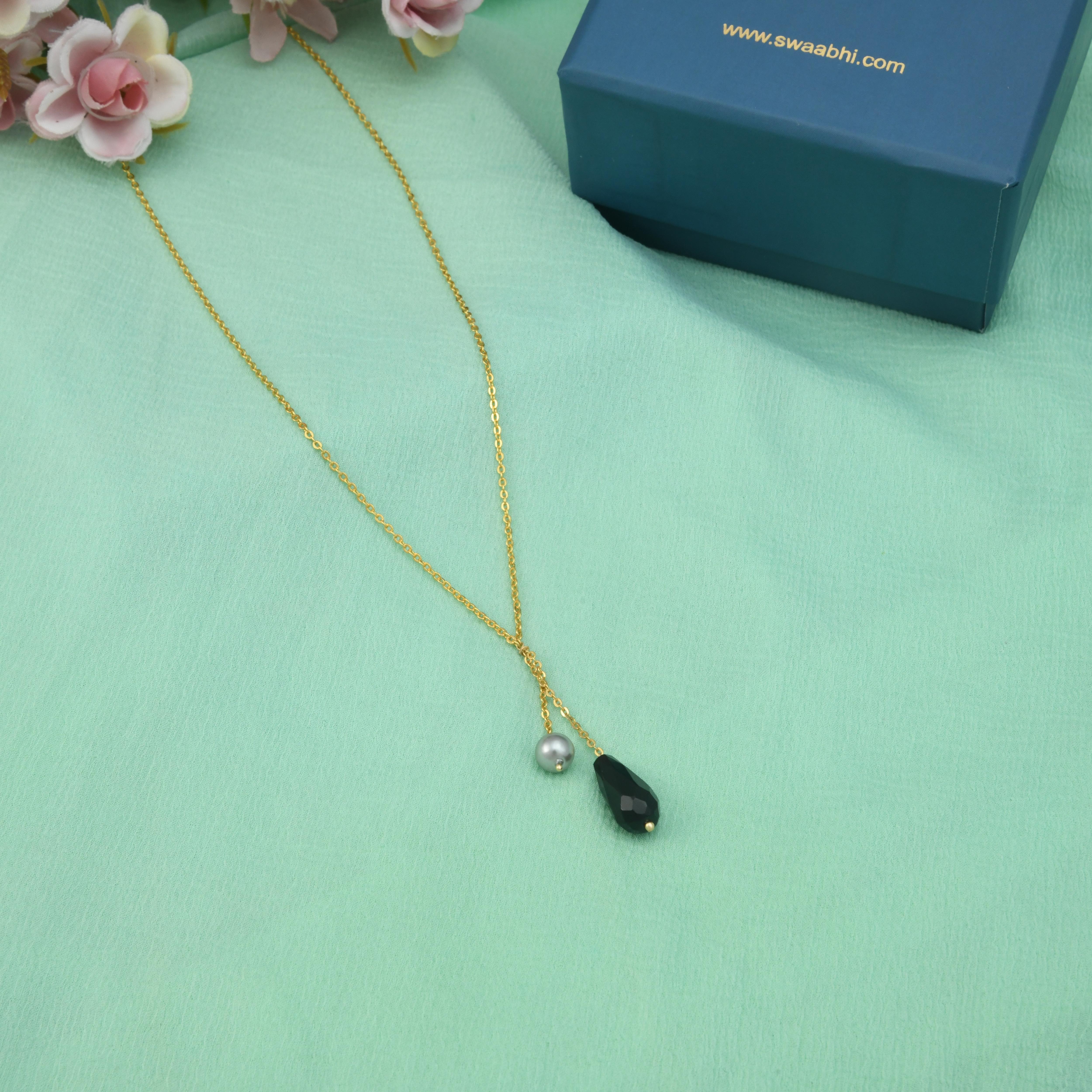 Dainty Drop Pendant Necklace