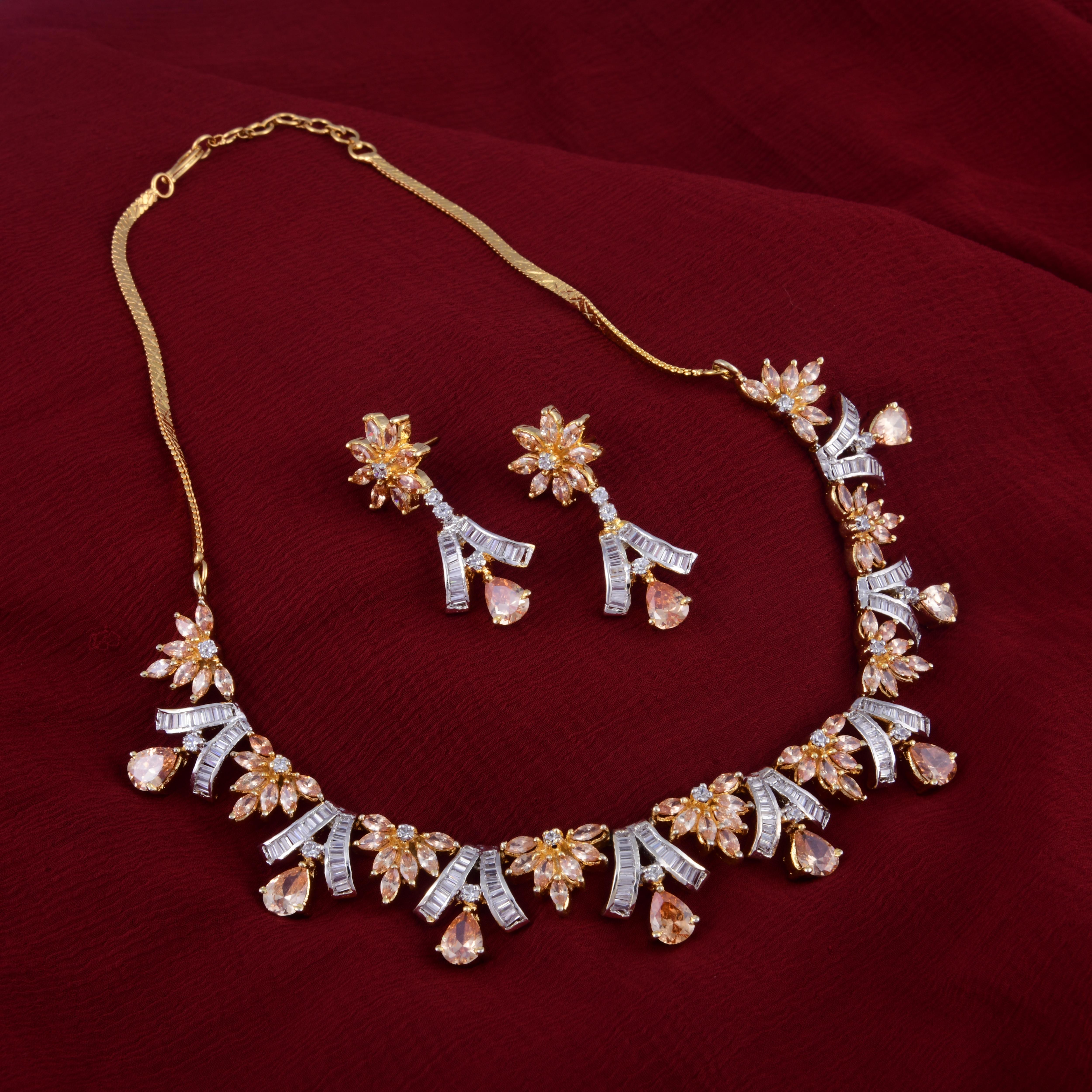 Inaya CZ Diamond Necklace