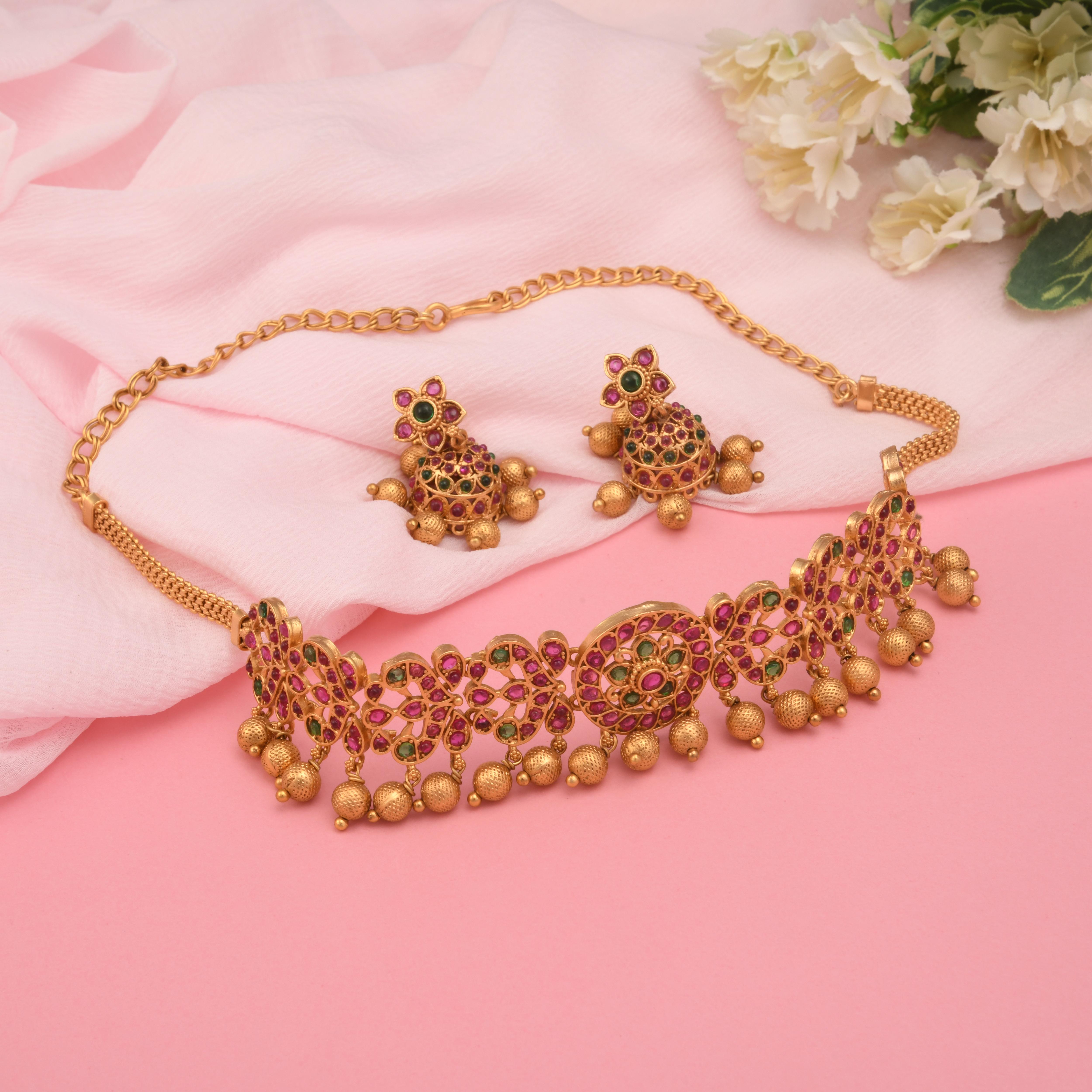 Keya Temple Choker Necklace