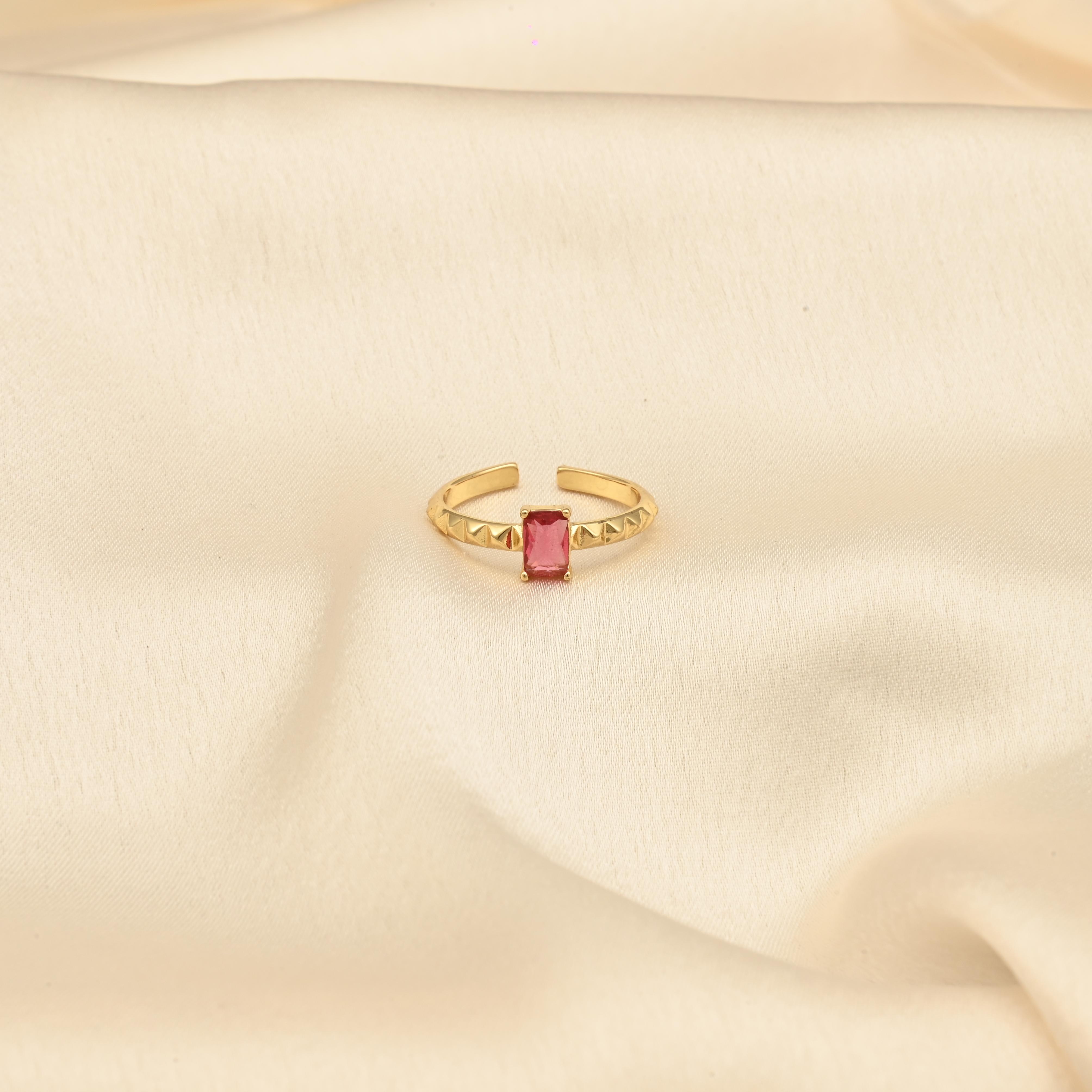 Valentine Zircon Ring