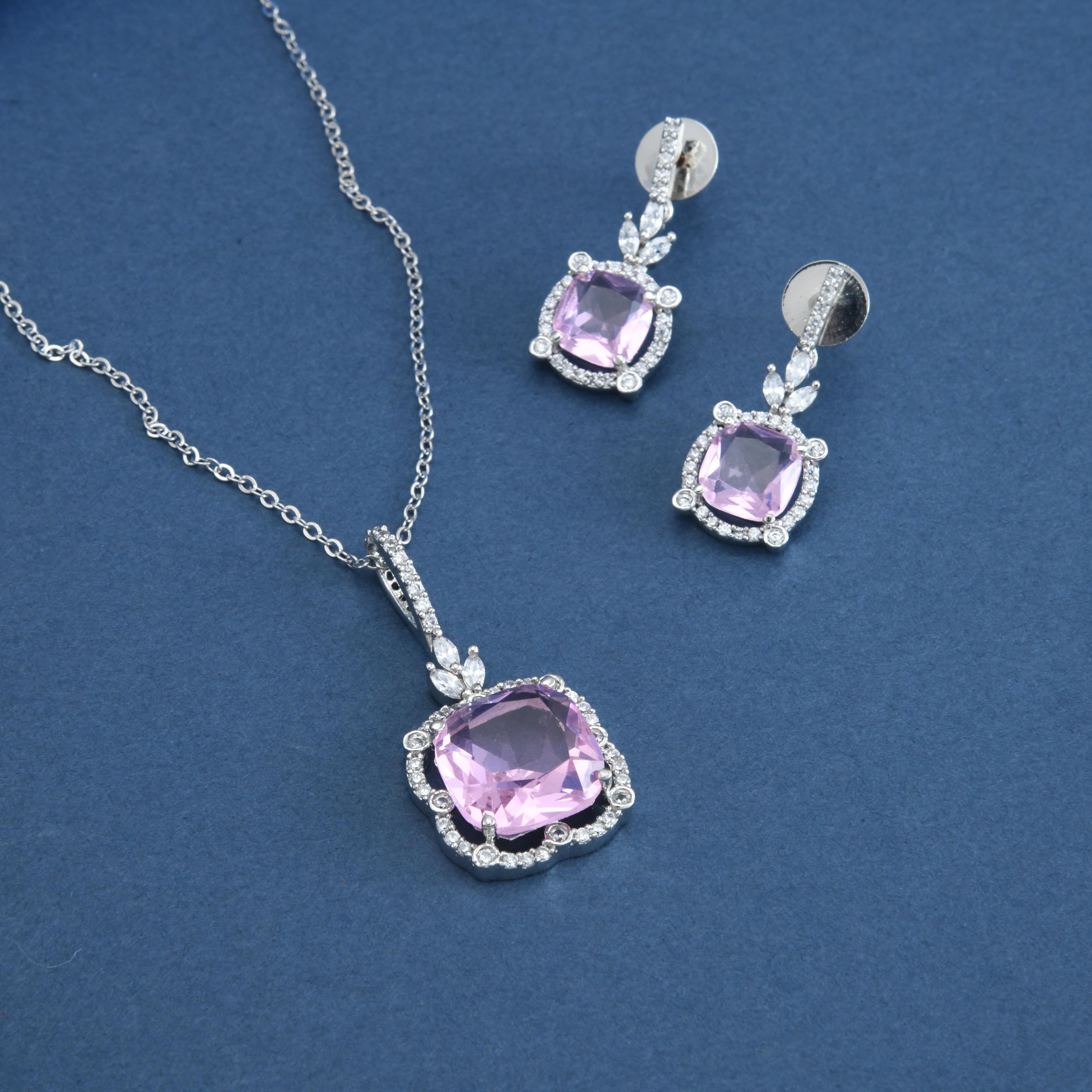 Square Colorful Pendant Set