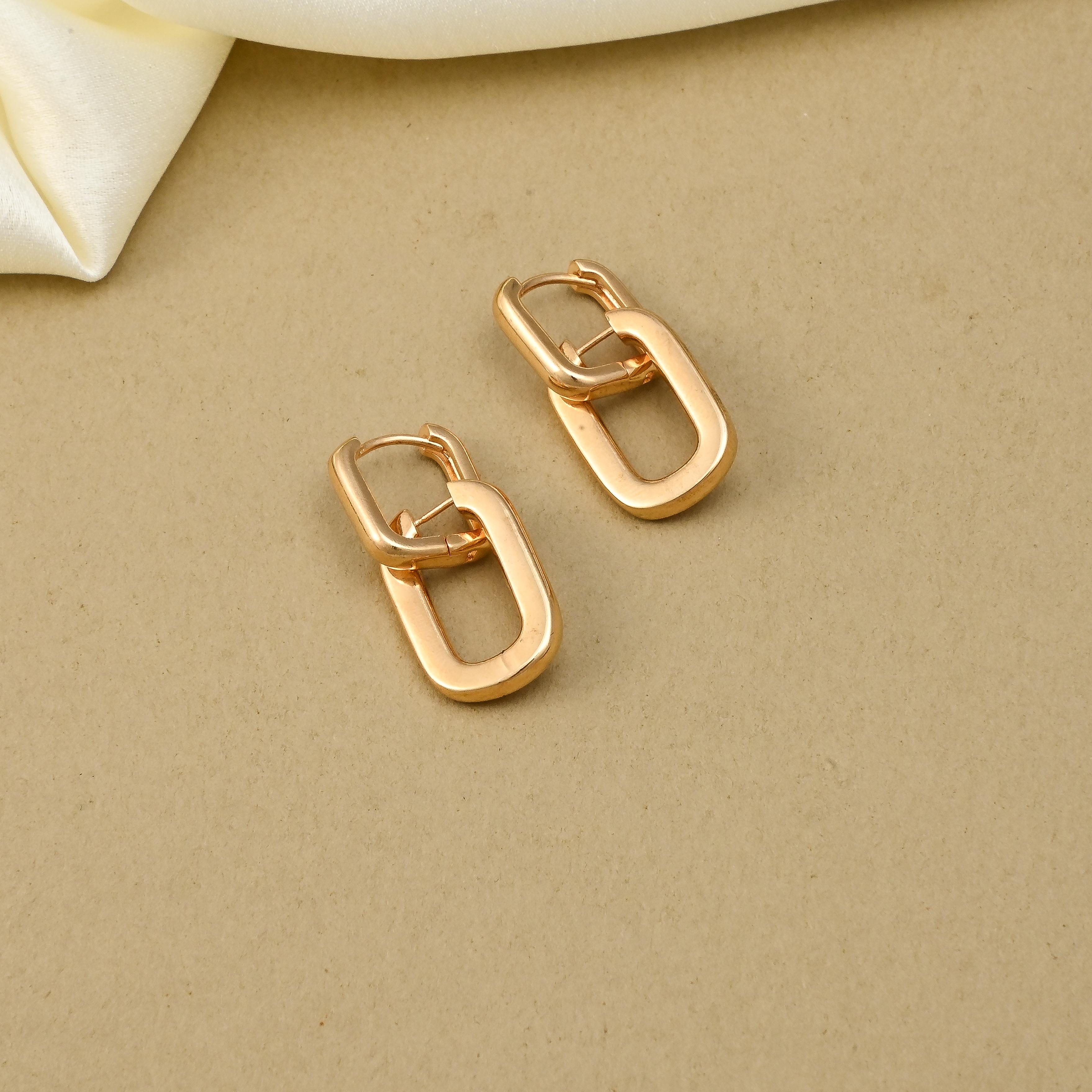 Luxe Gold Link Earrings