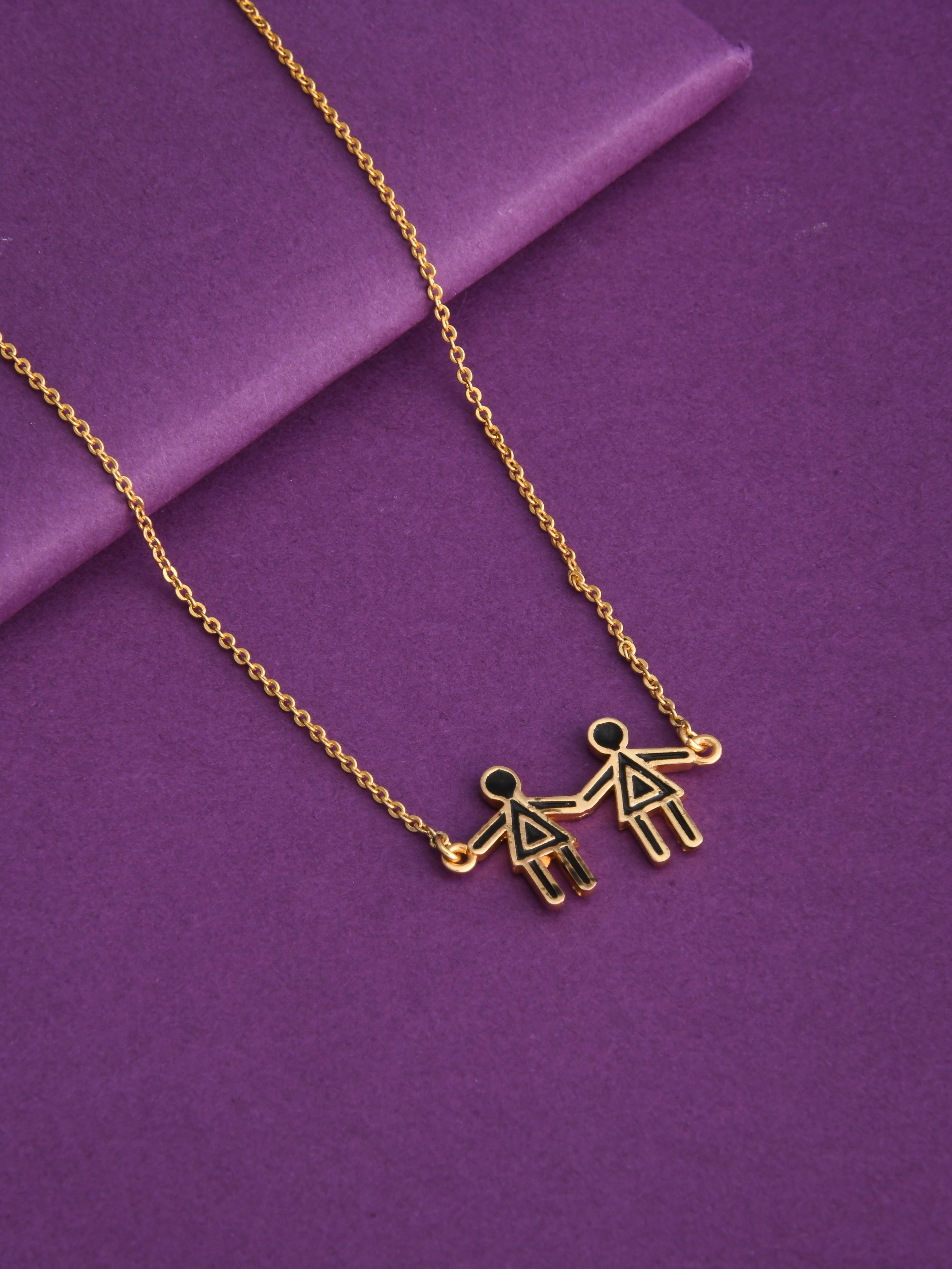Girl Shape Pendant Necklace